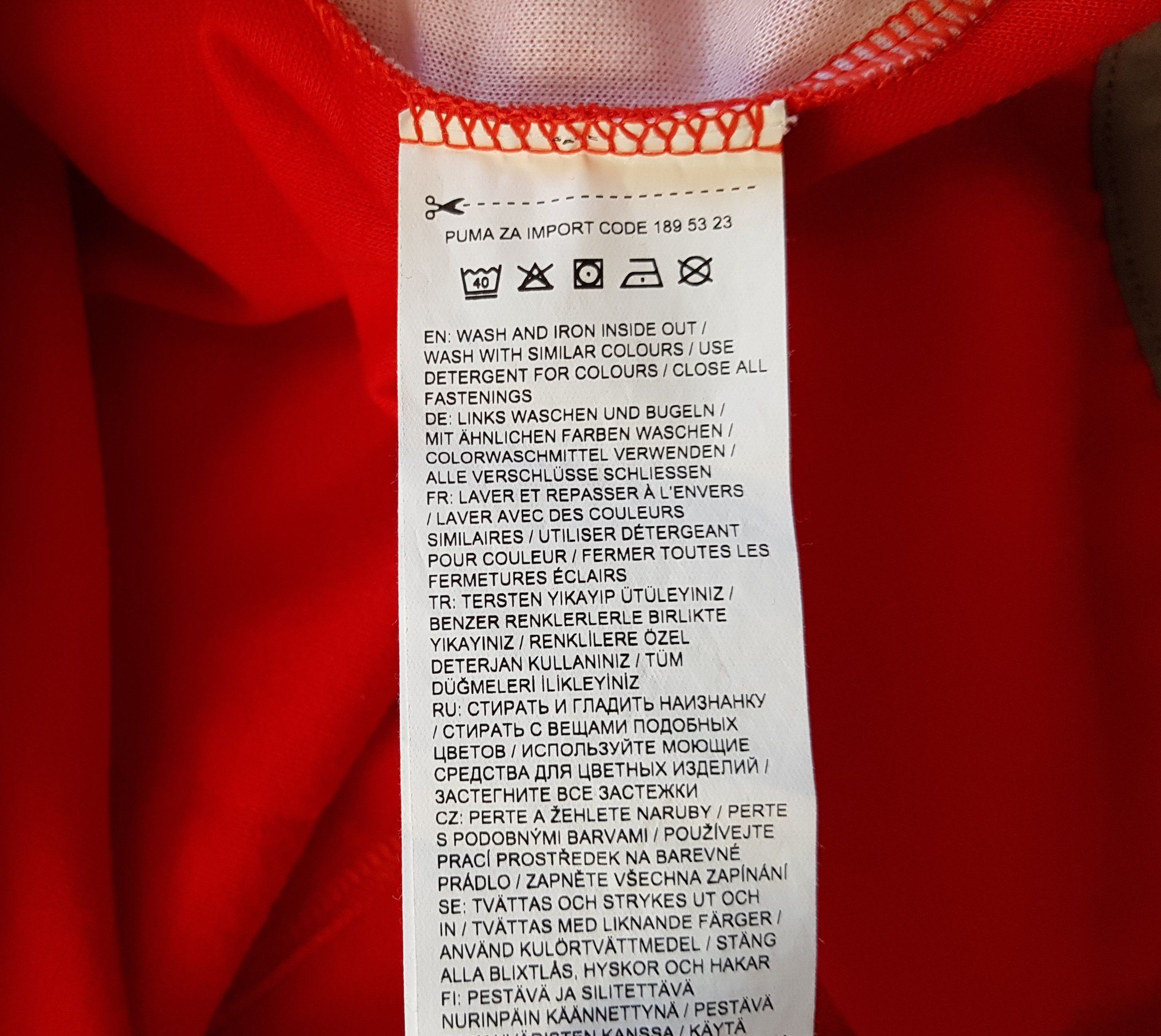 Puma Arsenal Puma Zip Soccer Football Training Top Jersey 2016 Size US L / EU 52-54 / 3 - 14 Thumbnail