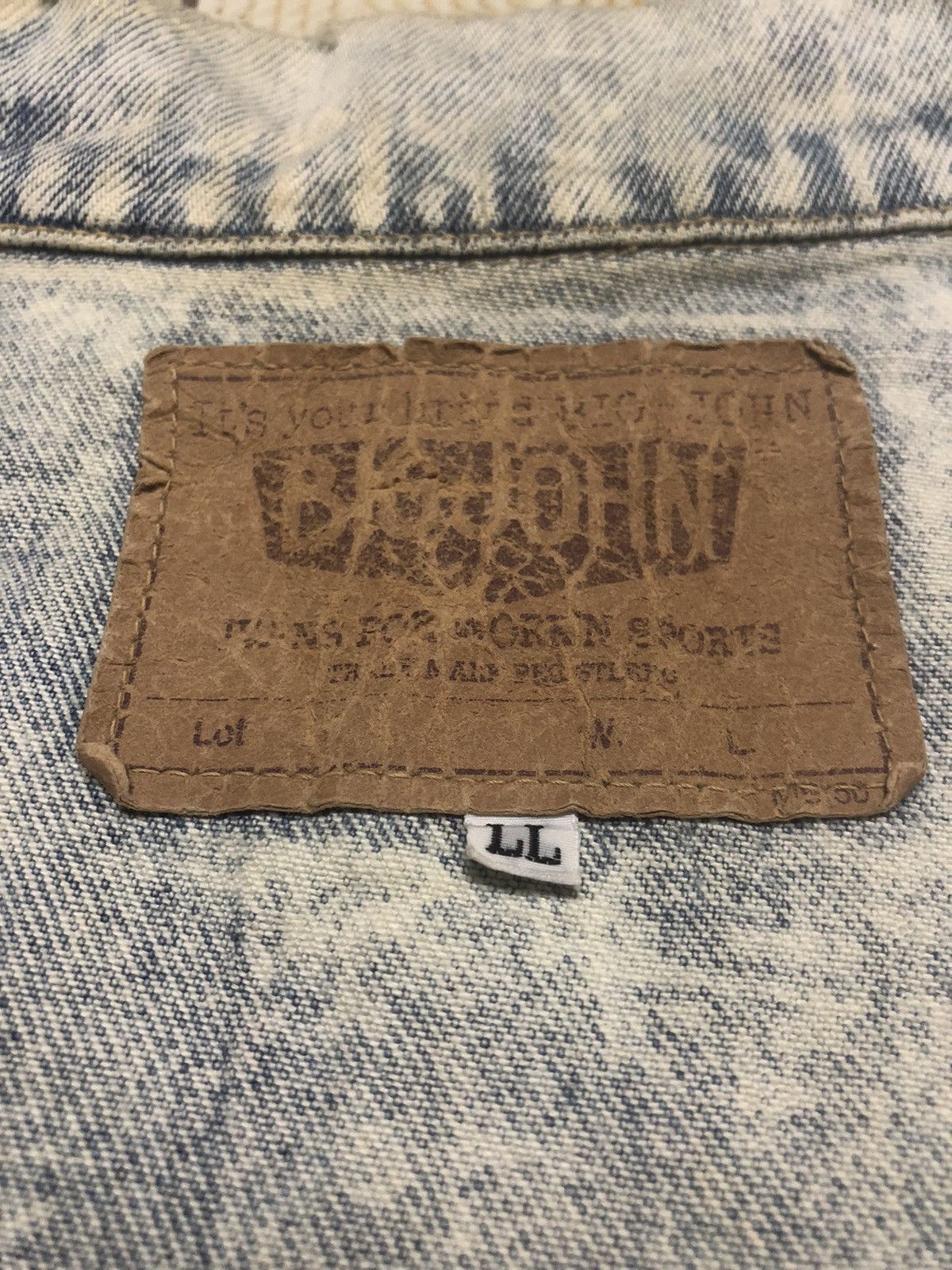 Japanese Brand 🔥Vintage Japan Gods Arts Denim Claw Jacket Distressed Size US L / EU 52-54 / 3 - 6 Thumbnail