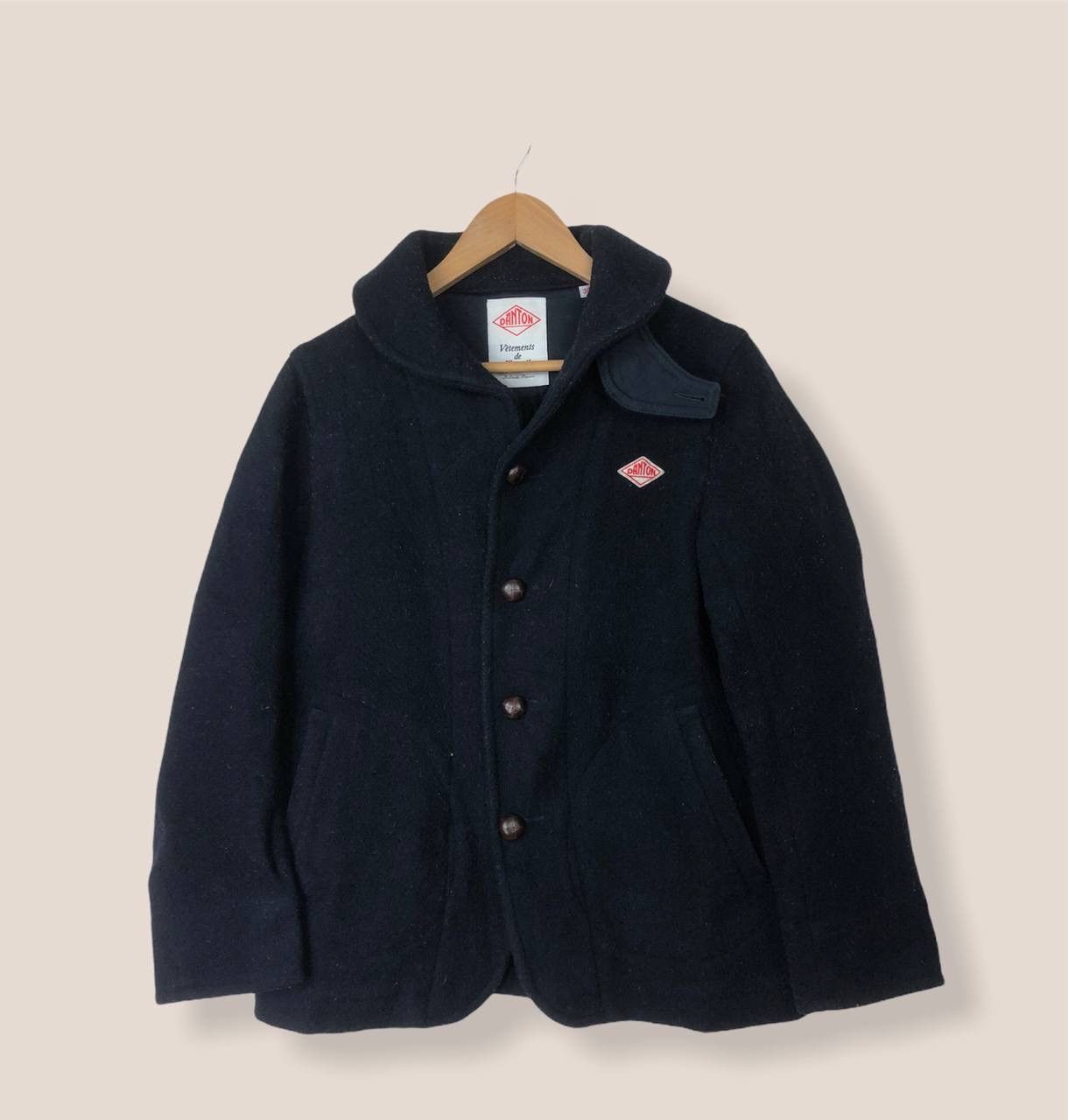Danton Vintage DANTON Wool Coat Winter Collection Size US S / EU 44-46 / 1 - 1 Thumbnail