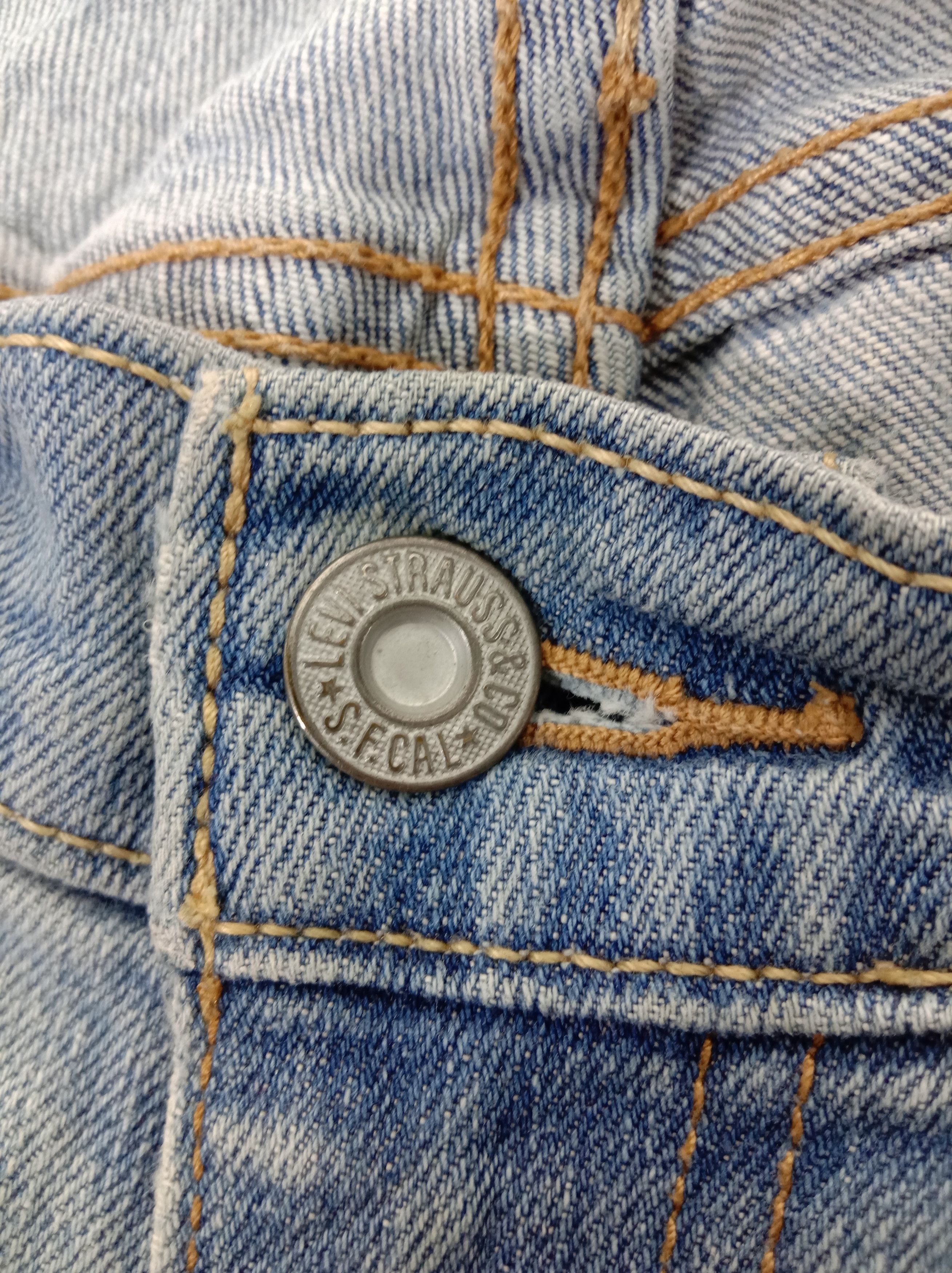 Levi's Vintage Levi's 529 Flare Jeans Light Wash Distressed Denim Size 33" - 11 Thumbnail