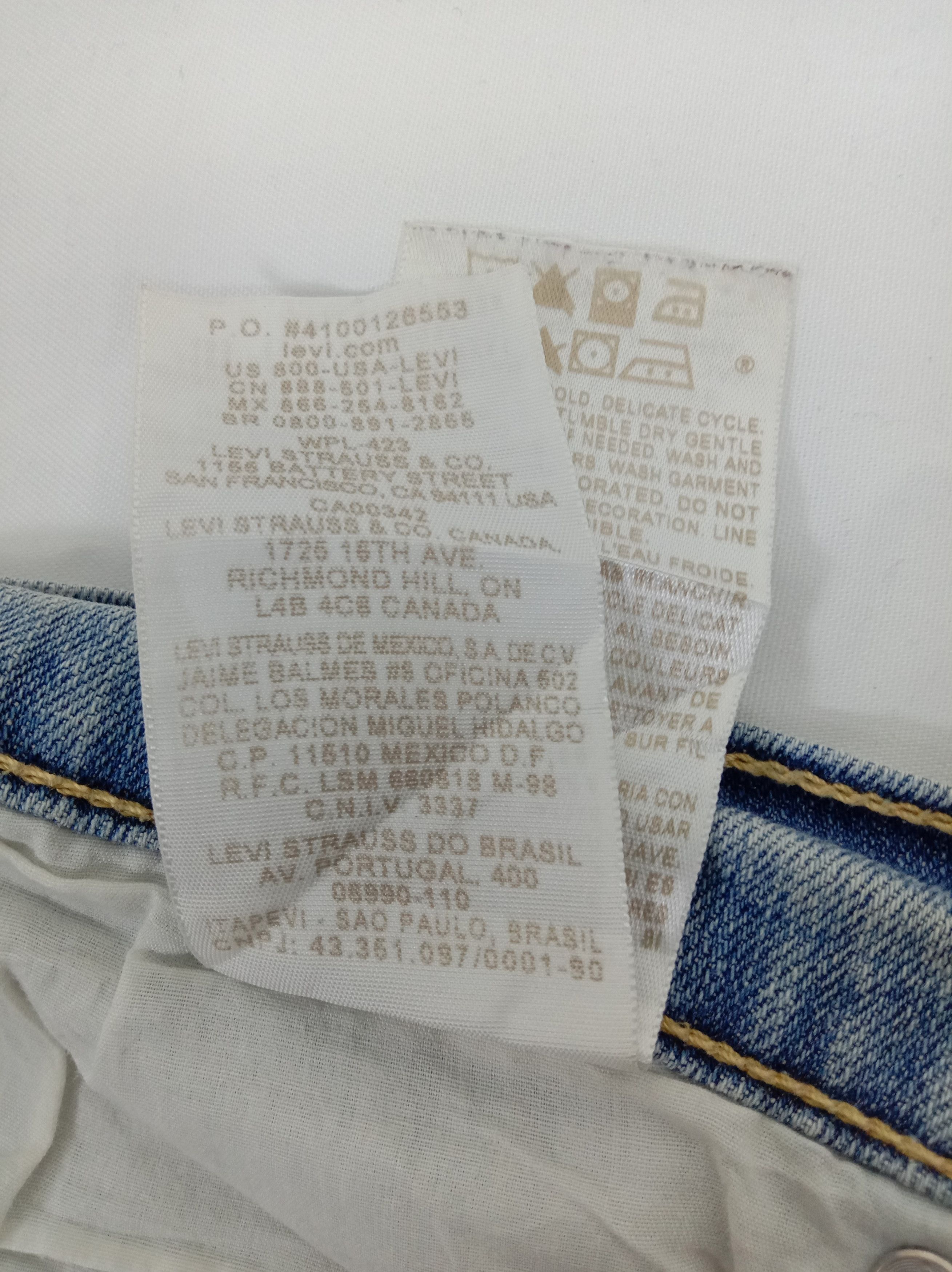 Levi's Vintage Levi's 529 Flare Jeans Light Wash Distressed Denim Size 33" - 16 Thumbnail