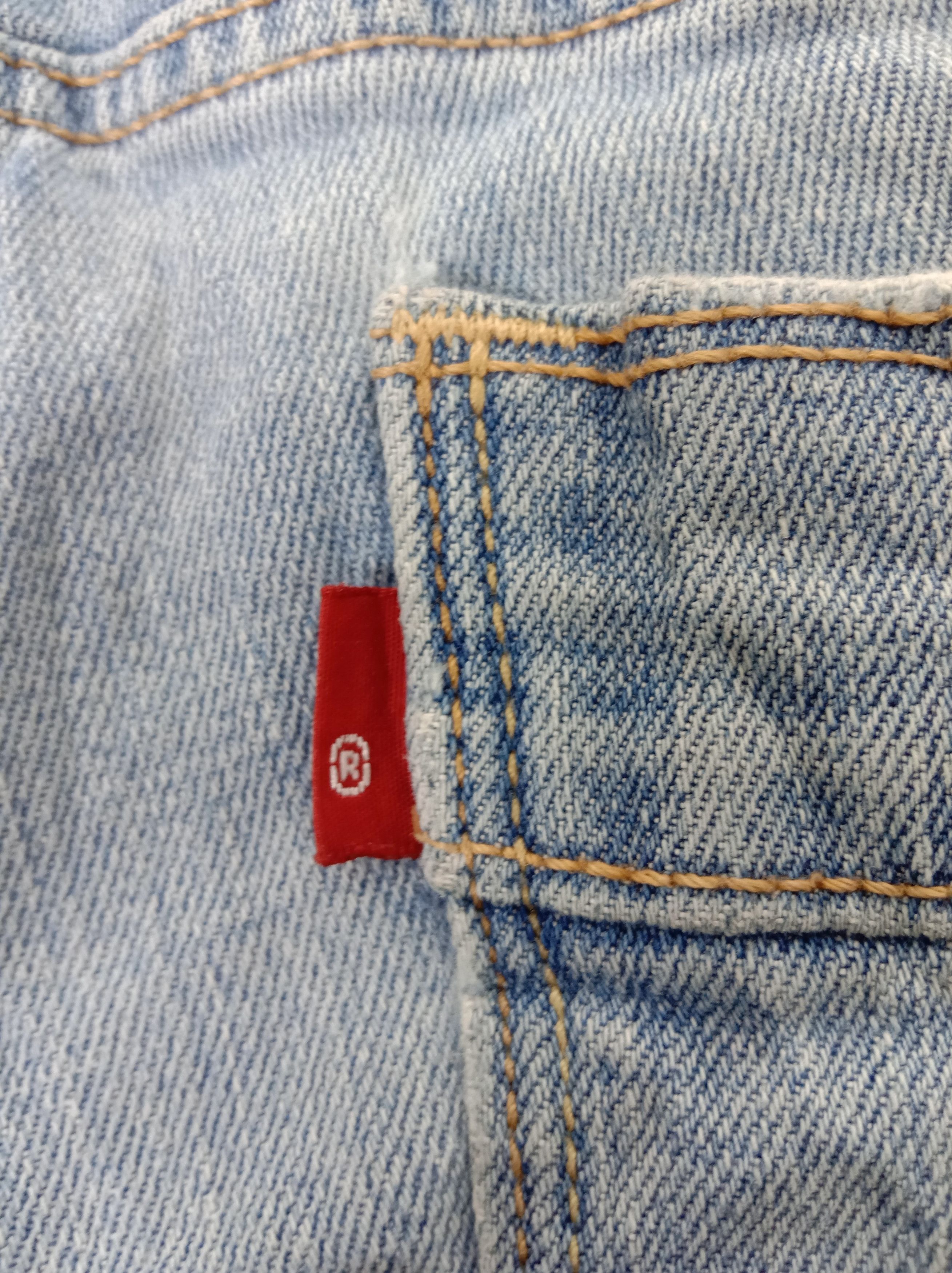 Levi's Vintage Levi's 529 Flare Jeans Light Wash Distressed Denim Size 33" - 14 Thumbnail