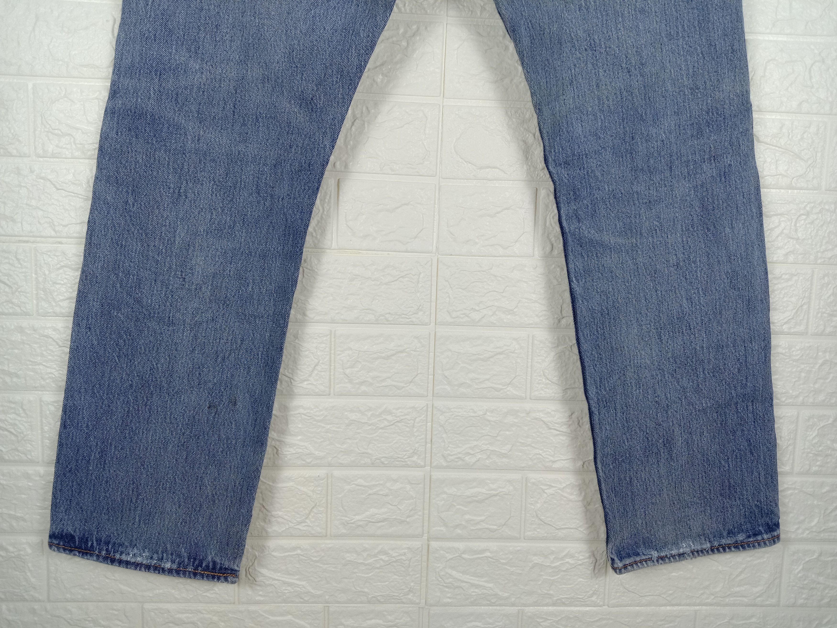 Levi's Vintage Levi's 501 Jeans Faded Blue Distressed Denim Size US 34 / EU 50 - 8 Thumbnail
