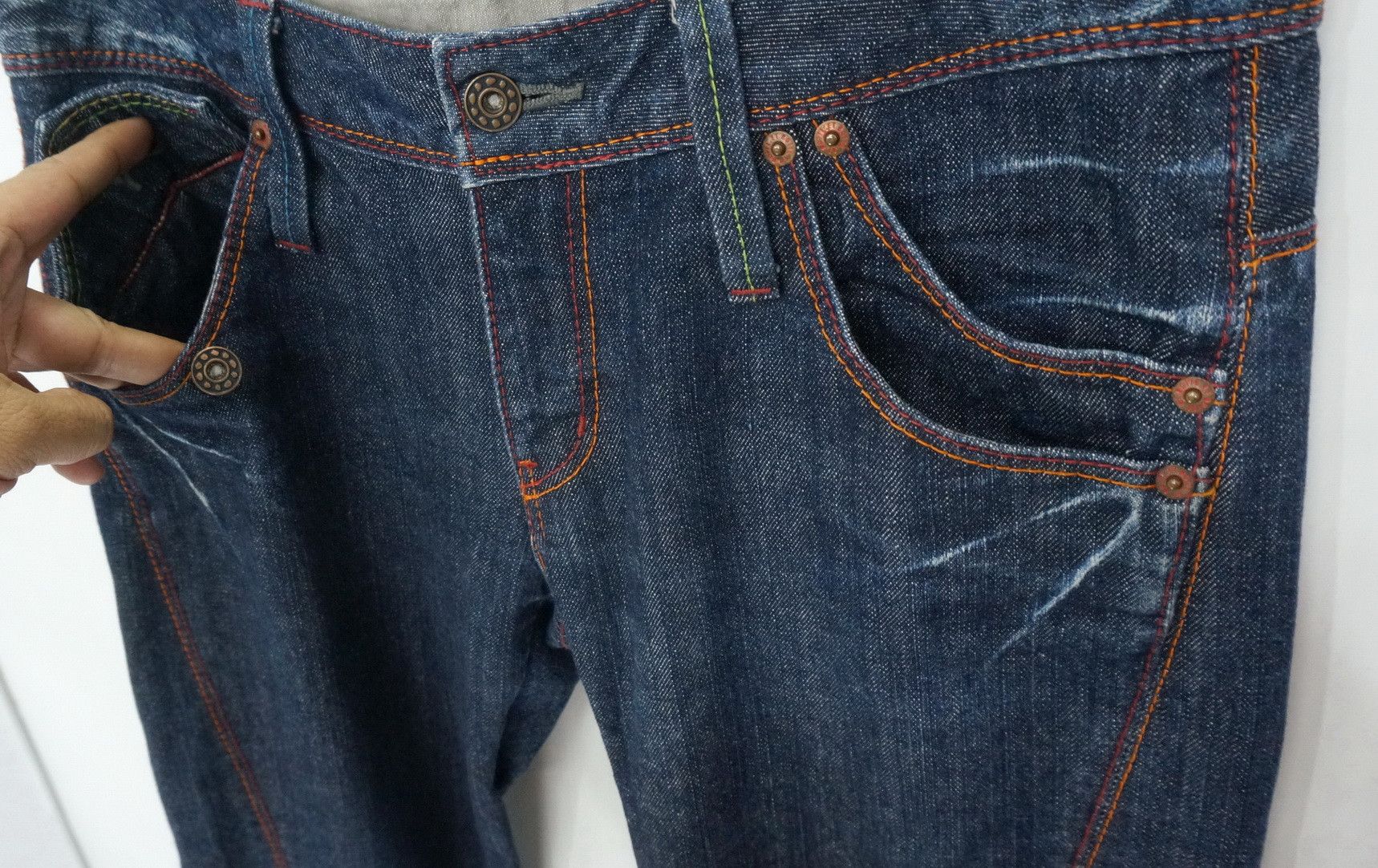 Japanese Brand Japan ET Boite Made in Nippon Womens Jeans Size 30" / US 8 / IT 44 - 7 Thumbnail
