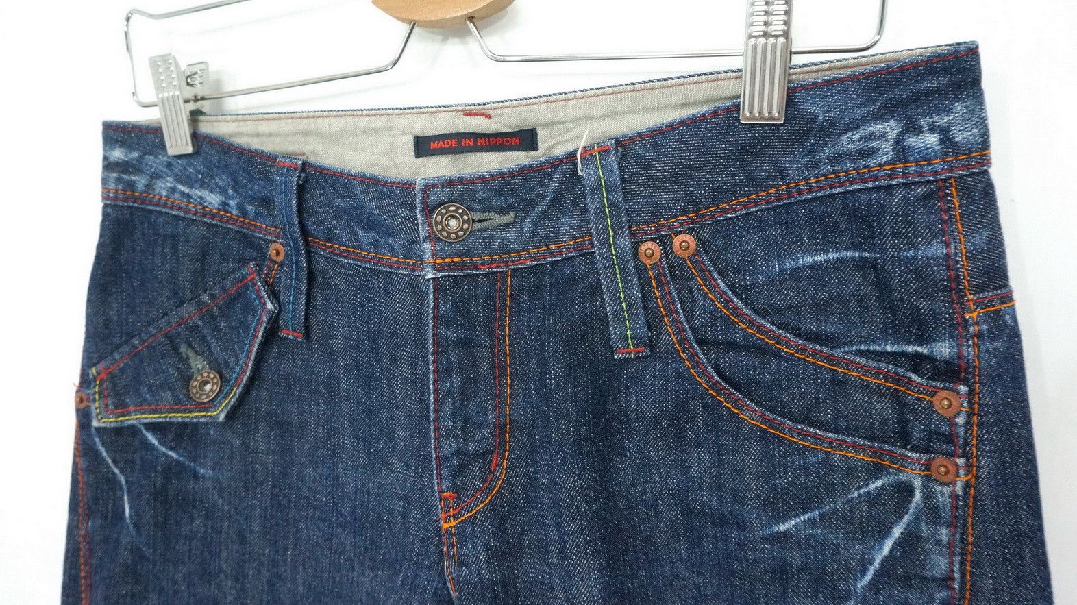 Japanese Brand Japan ET Boite Made in Nippon Womens Jeans Size 30" / US 8 / IT 44 - 4 Thumbnail