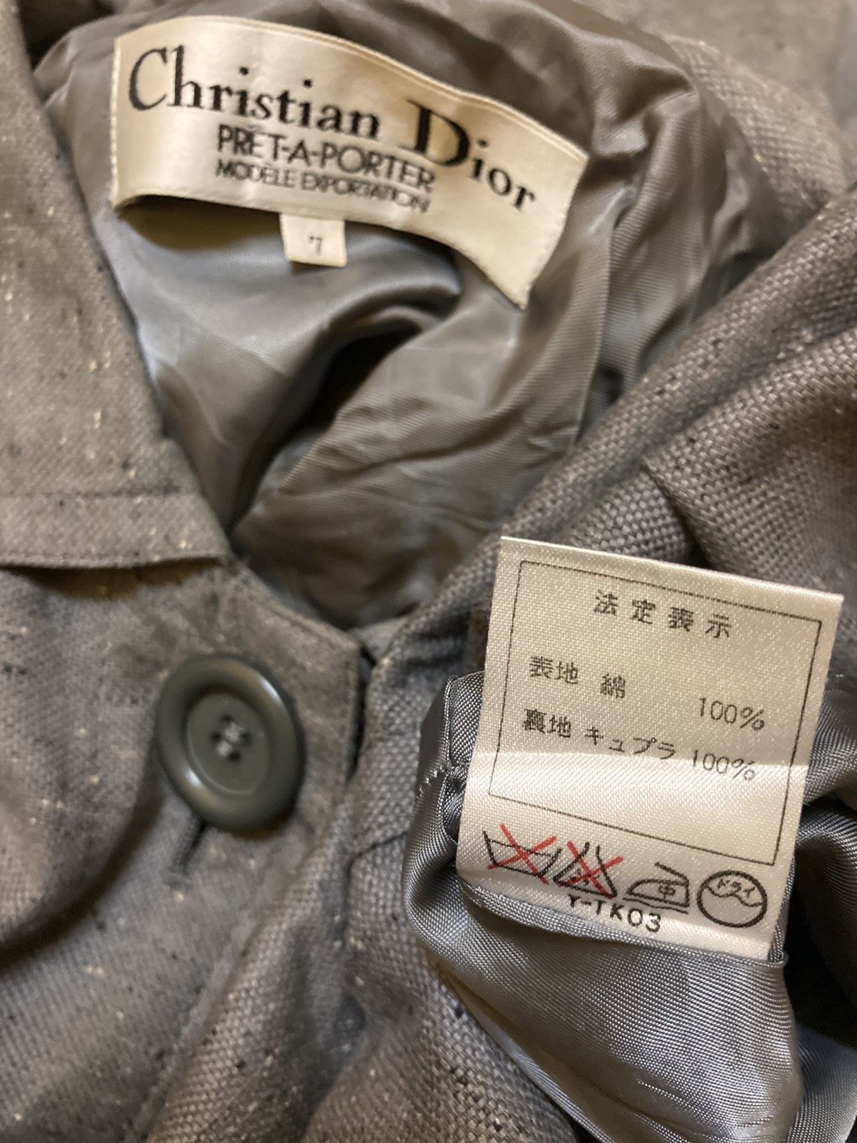 Christian Dior Monsieur Christian Dior Monsieur Pret A Porter Long Jacket Size XXL / US 16-18 / IT 52-54 - 10 Thumbnail