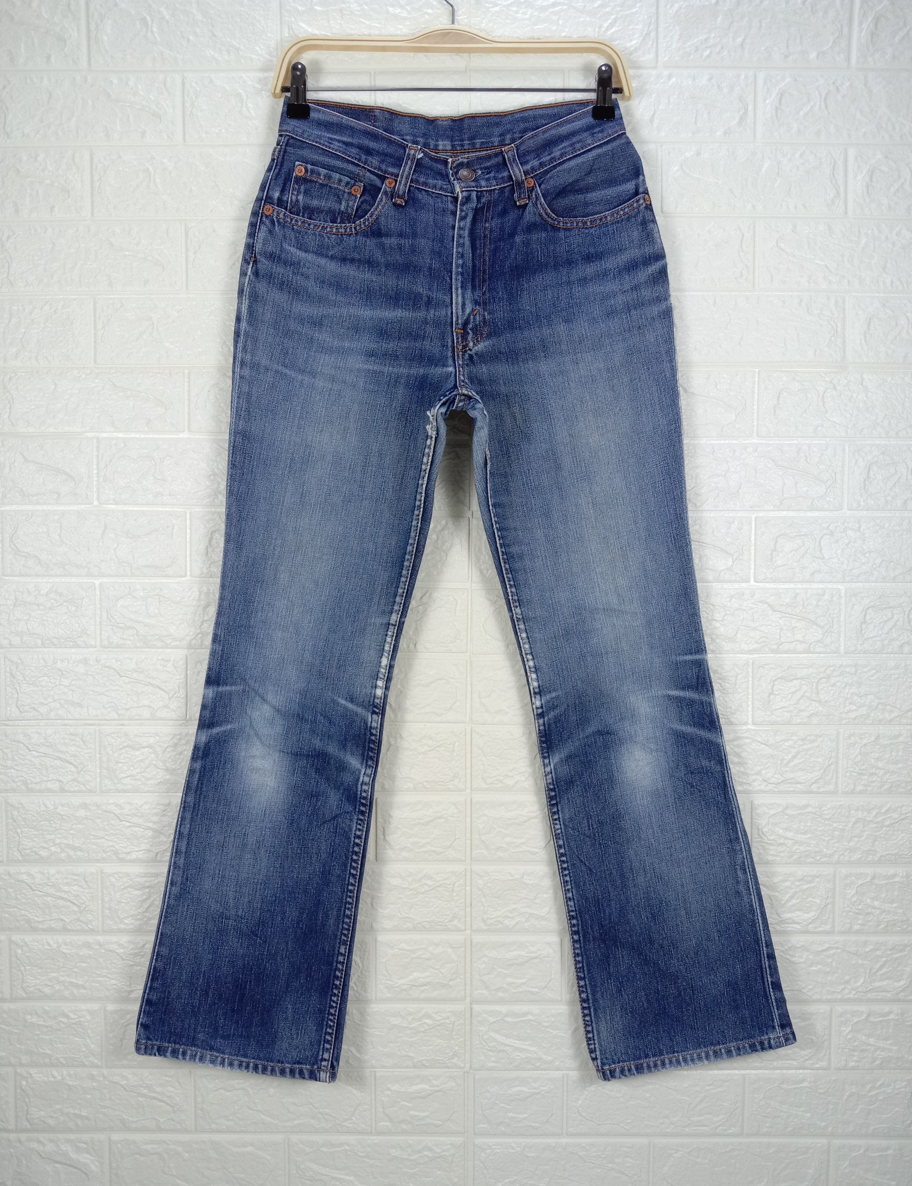 image of Levis x Levis Vintage Clothing Vintage Levi's 517 Flare Jeans Faded Blue Denim, Women's (Size 28)