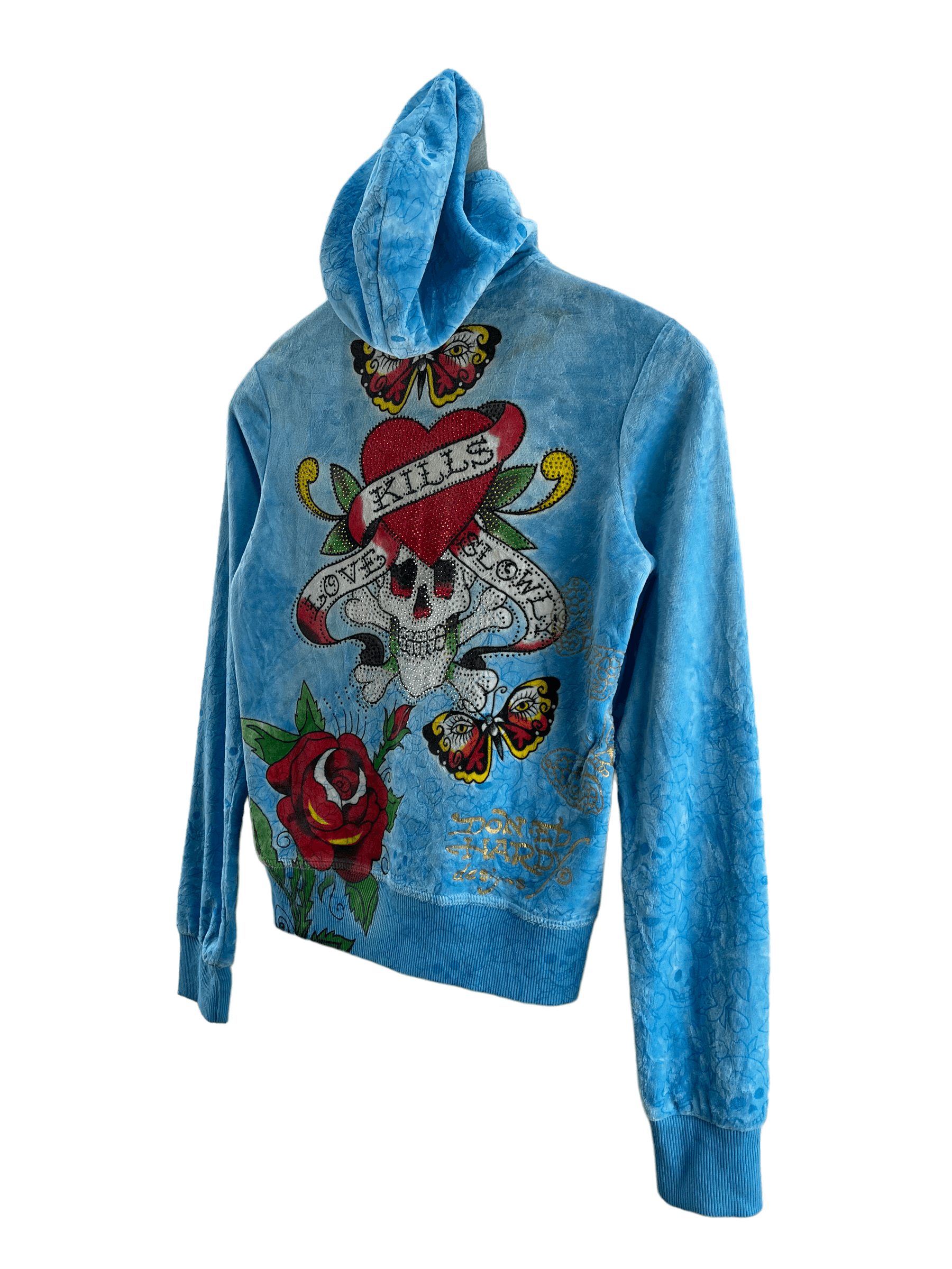 Ed Hardy Ed Hardy by Christian Audigier Sweater Jacket Size US XS / EU 42 / 0 - 8 Thumbnail