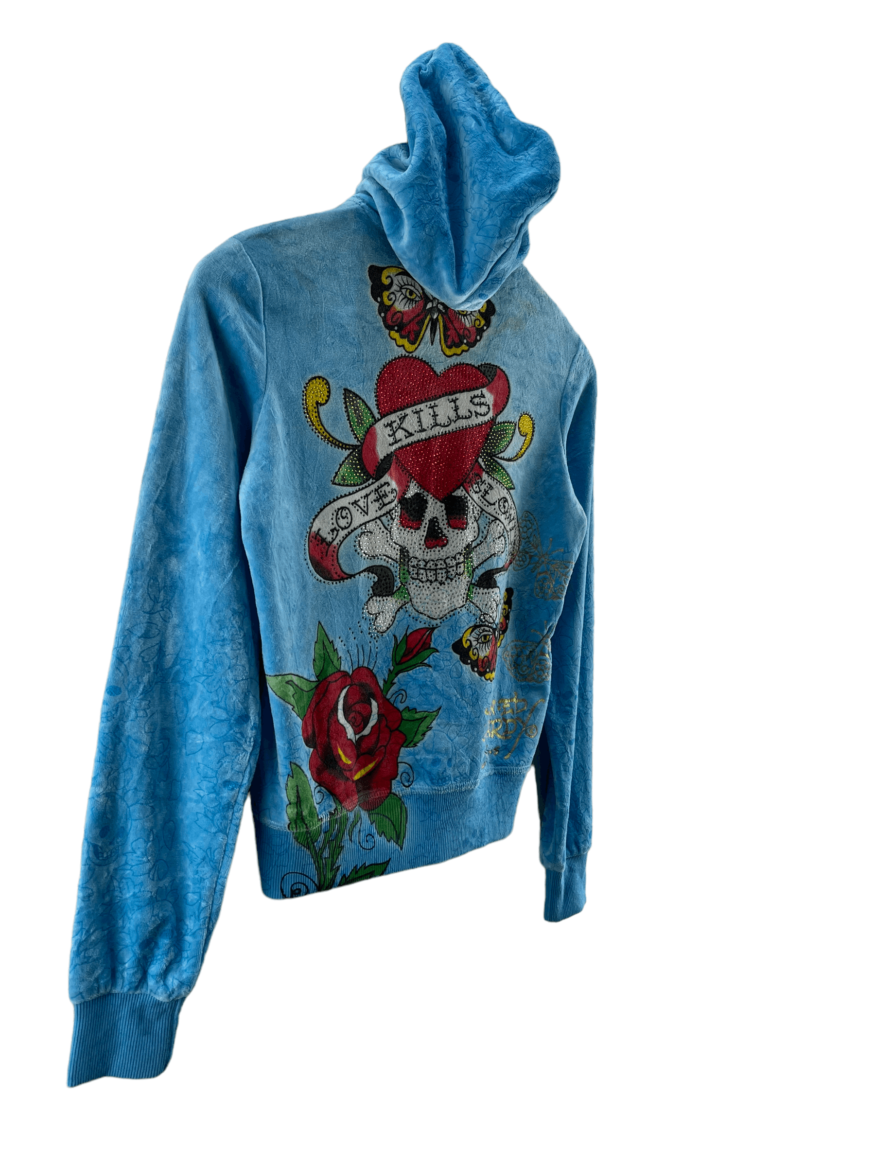 Ed Hardy Ed Hardy by Christian Audigier Sweater Jacket Size US XS / EU 42 / 0 - 7 Thumbnail