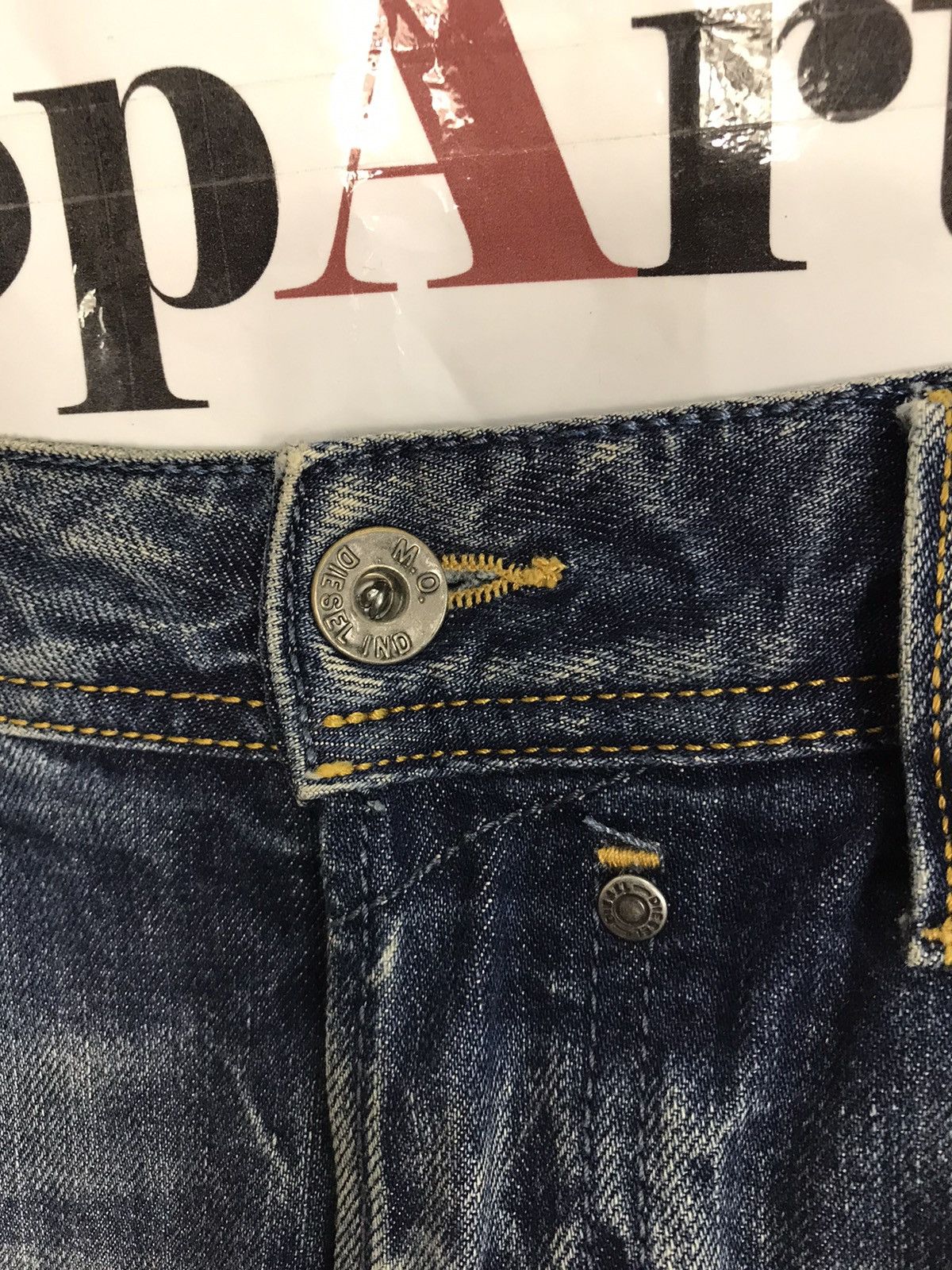 Diesel × Japanese Brand Vintage Diesel Distressed Button Jeans Style Size US 37 - 9 Thumbnail