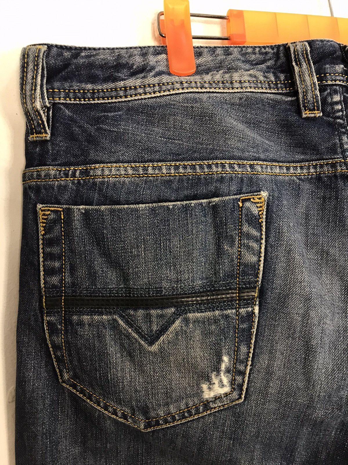 Diesel × Japanese Brand Vintage Diesel Distressed Button Jeans Style Size US 37 - 14 Thumbnail
