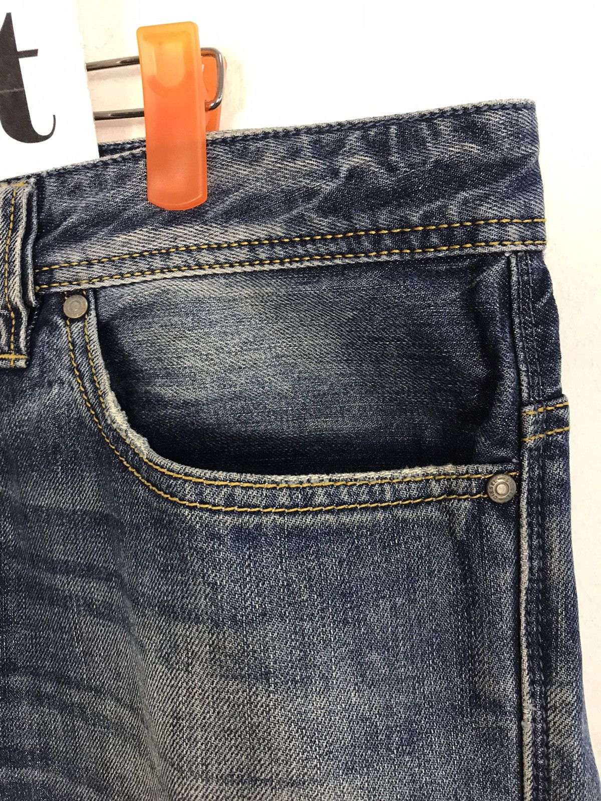 Diesel × Japanese Brand Vintage Diesel Distressed Button Jeans Style Size US 37 - 7 Thumbnail