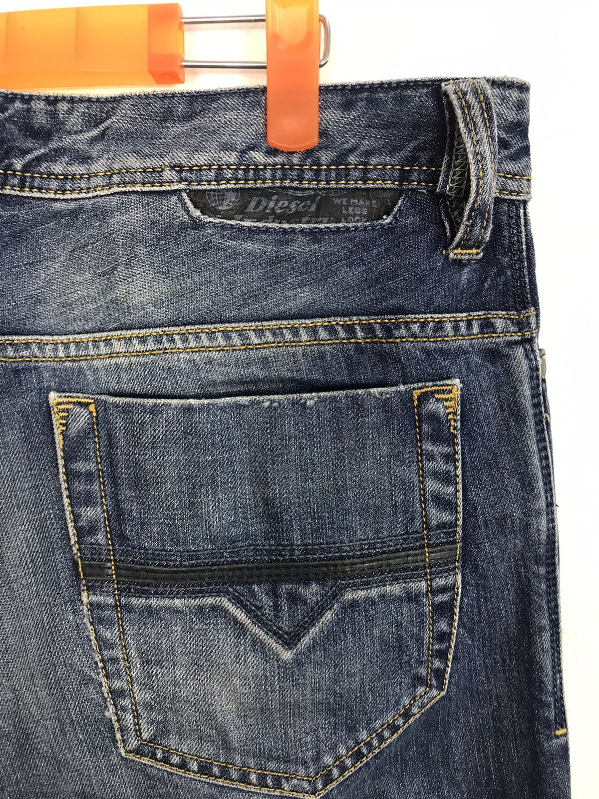Diesel × Japanese Brand Vintage Diesel Distressed Button Jeans Style Size US 37 - 13 Thumbnail
