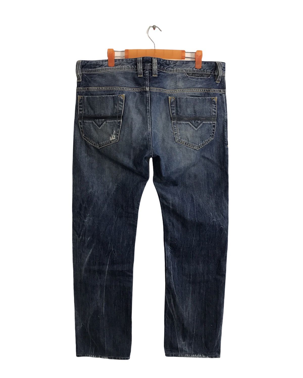 Diesel × Japanese Brand Vintage Diesel Distressed Button Jeans Style Size US 37 - 2 Thumbnail