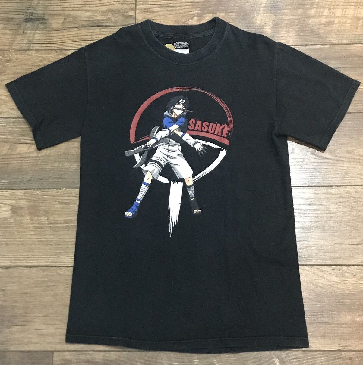 Anime Vintage Y2K (2002) Naruto T-Shirt - Sasuke - Size Small Size US S / EU 44-46 / 1 - 1 Thumbnail