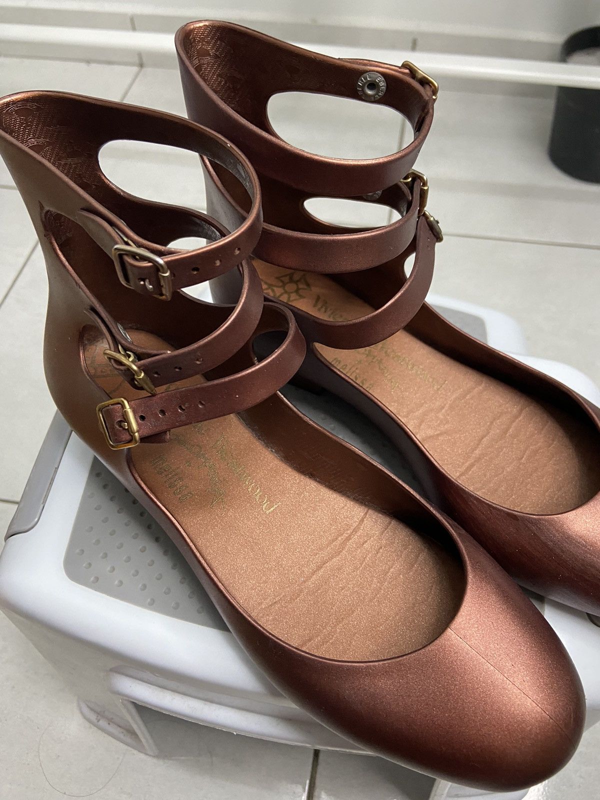 Designer × Vivienne Westwood VIVIENNE WESTWOOD ANGLOMANIA X MELISSA 2 PAIR❤️❤️ Size US 7 / IT 37 - 3 Thumbnail