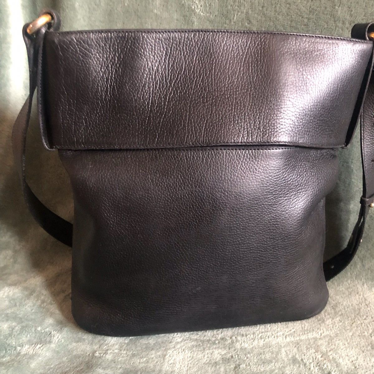 Delvaux DELVAUX Bruxelles Black Leather Shoulder Bag Handbag Size ONE SIZE - 2 Thumbnail