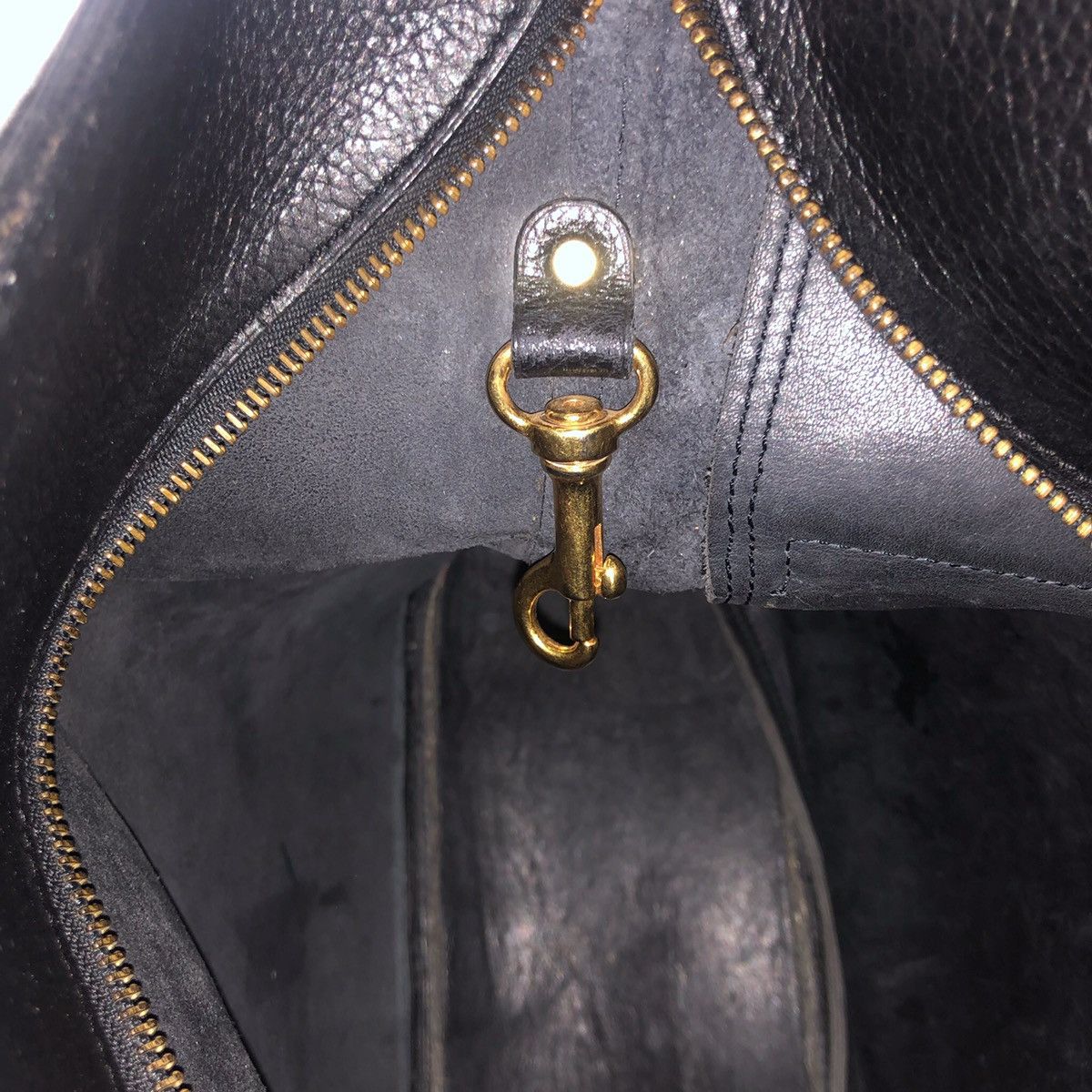 Delvaux DELVAUX Bruxelles Black Leather Shoulder Bag Handbag Size ONE SIZE - 11 Thumbnail