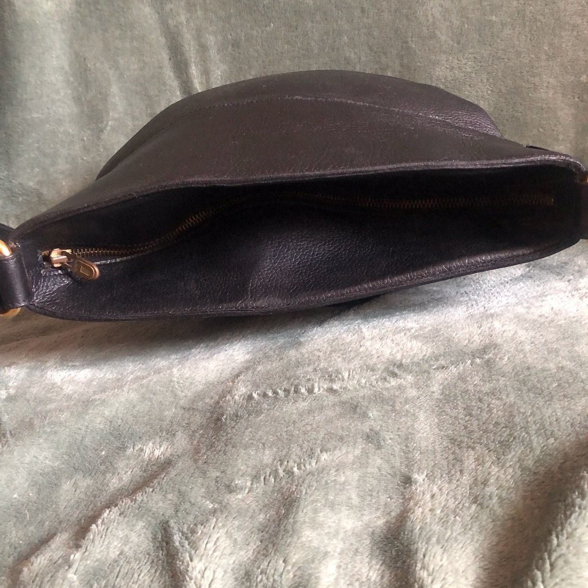 Delvaux DELVAUX Bruxelles Black Leather Shoulder Bag Handbag Size ONE SIZE - 6 Thumbnail