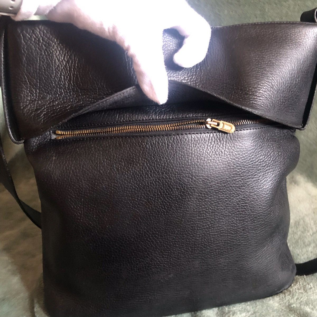 Delvaux DELVAUX Bruxelles Black Leather Shoulder Bag Handbag Size ONE SIZE - 7 Thumbnail