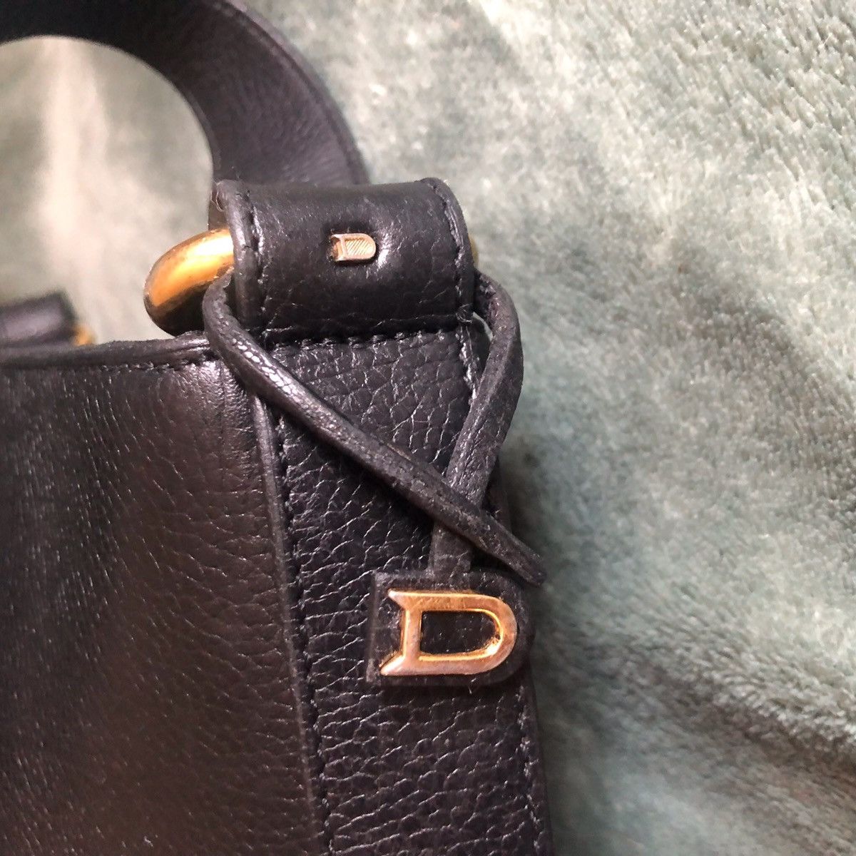 Delvaux DELVAUX Bruxelles Black Leather Shoulder Bag Handbag Size ONE SIZE - 4 Thumbnail