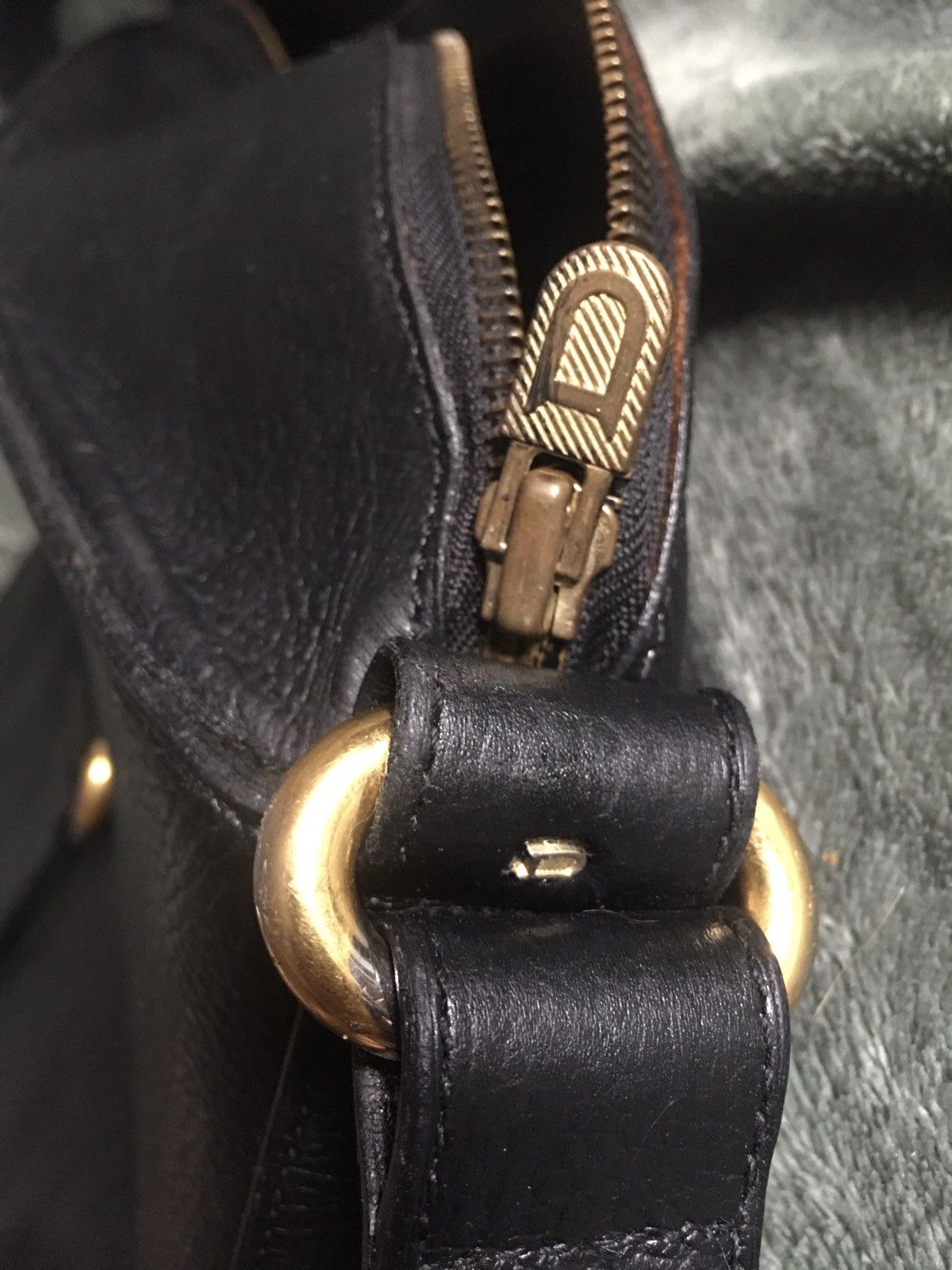 Delvaux DELVAUX Bruxelles Black Leather Shoulder Bag Handbag Size ONE SIZE - 13 Thumbnail