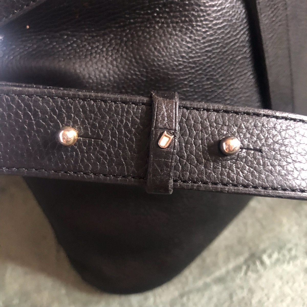 Delvaux DELVAUX Bruxelles Black Leather Shoulder Bag Handbag Size ONE SIZE - 5 Thumbnail