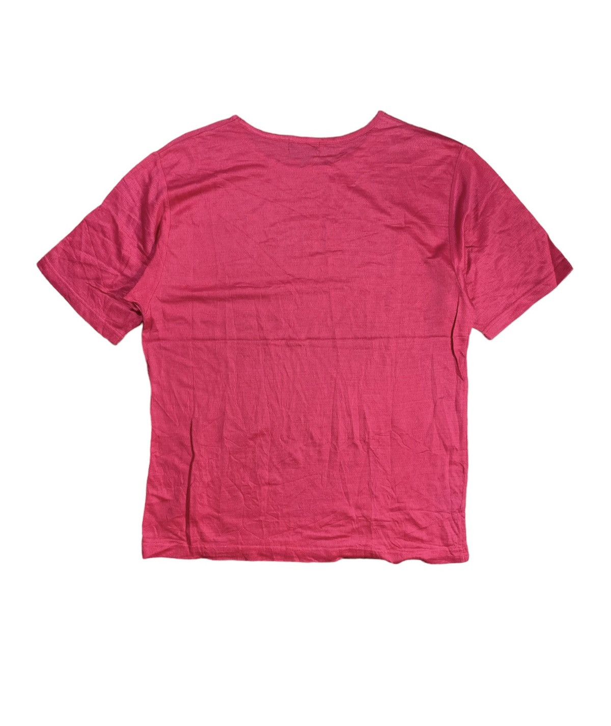 Valentino × Vintage Vintage Gianni Valentiono Big Logo Pink tees Size L Italian Size US L / EU 52-54 / 3 - 2 Thumbnail