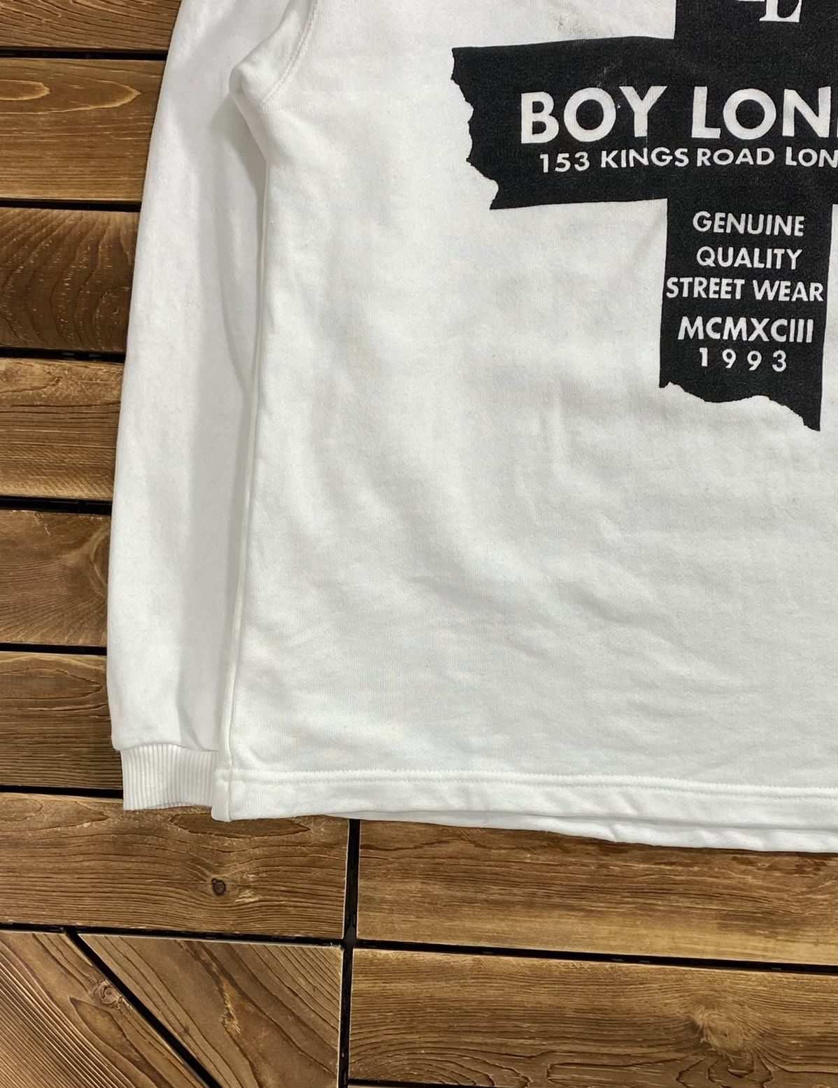 Boy London × Vintage Vintahe 1993 Boy London Punk Malcom Big Logo Size S Size US S / EU 44-46 / 1 - 4 Thumbnail