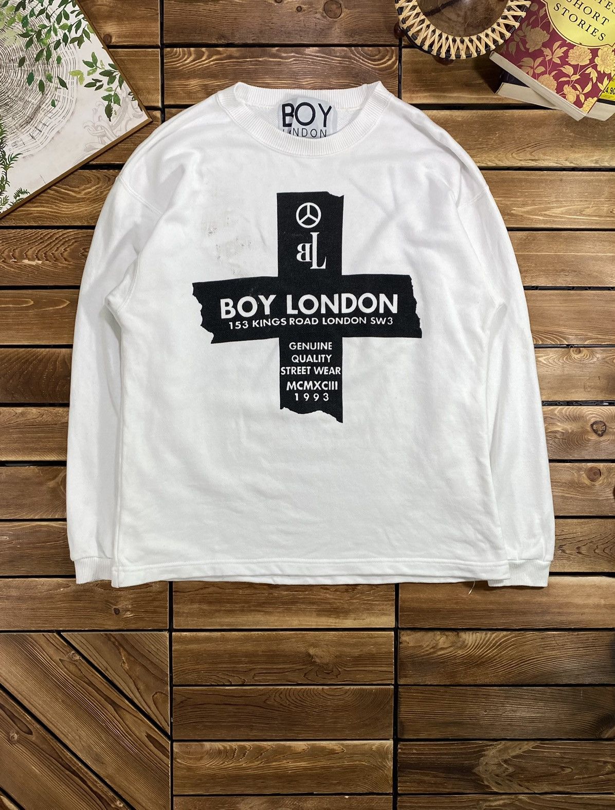 Boy London × Vintage Vintahe 1993 Boy London Punk Malcom Big Logo Size S Size US S / EU 44-46 / 1 - 2 Thumbnail