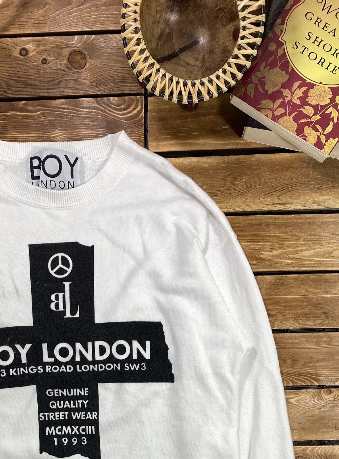 Boy London × Vintage Vintahe 1993 Boy London Punk Malcom Big Logo Size S Size US S / EU 44-46 / 1 - 5 Thumbnail