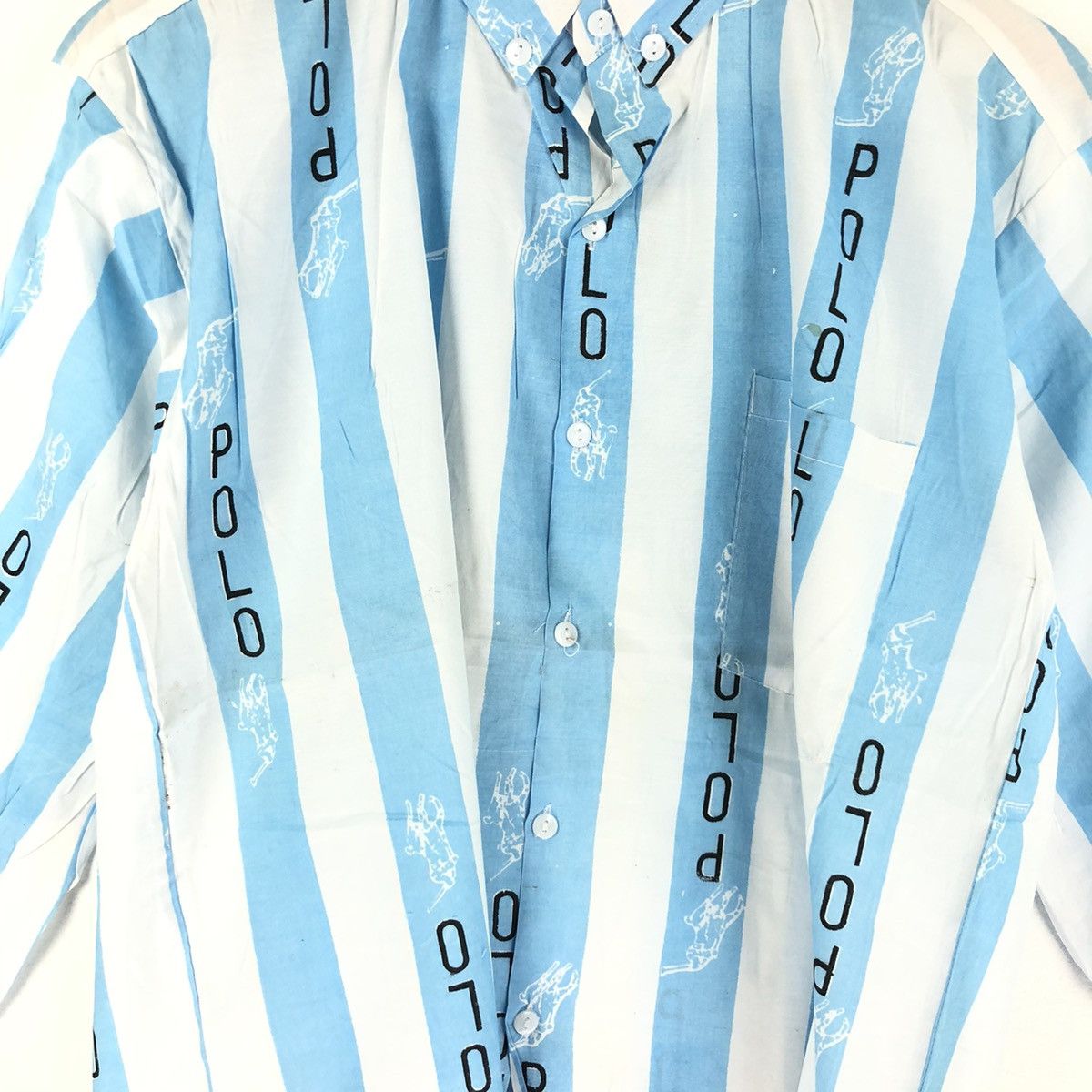 Polo Ralph Lauren × Vintage Polo stripes Button up Small phony logo Size US M / EU 48-50 / 2 - 3 Thumbnail