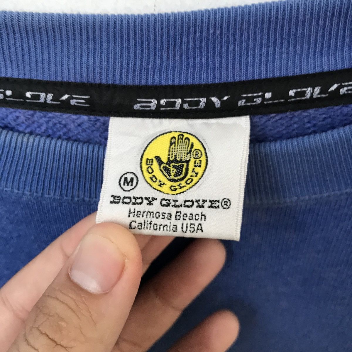 Body Glove × Vintage Vintage Body Glove Big logo sweatshirt Streetwear pullover Size US L / EU 52-54 / 3 - 4 Thumbnail