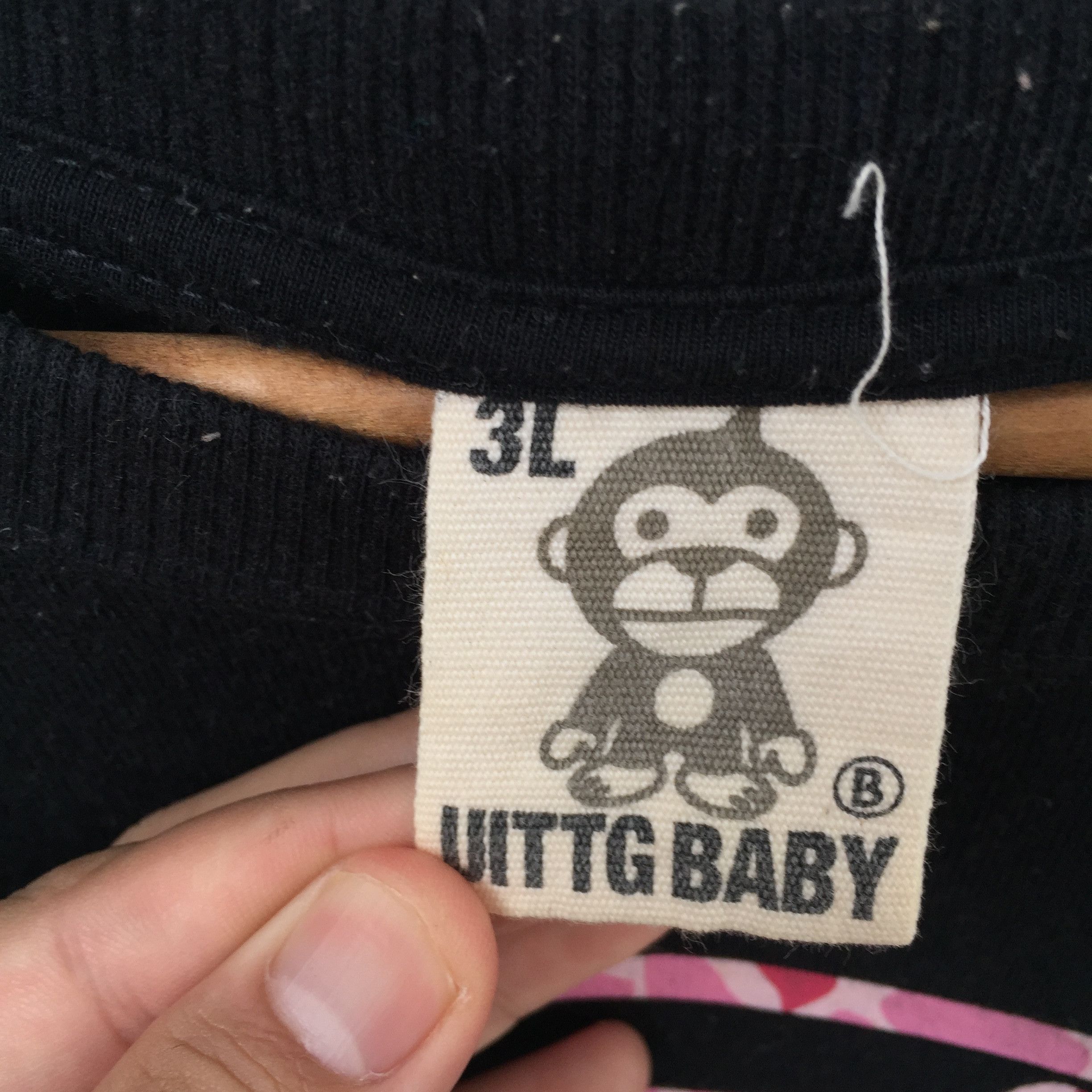 Japanese Brand × Vintage Vintage UITTG BABY Hoodie Sweatshirt Size US XL / EU 56 / 4 - 3 Thumbnail