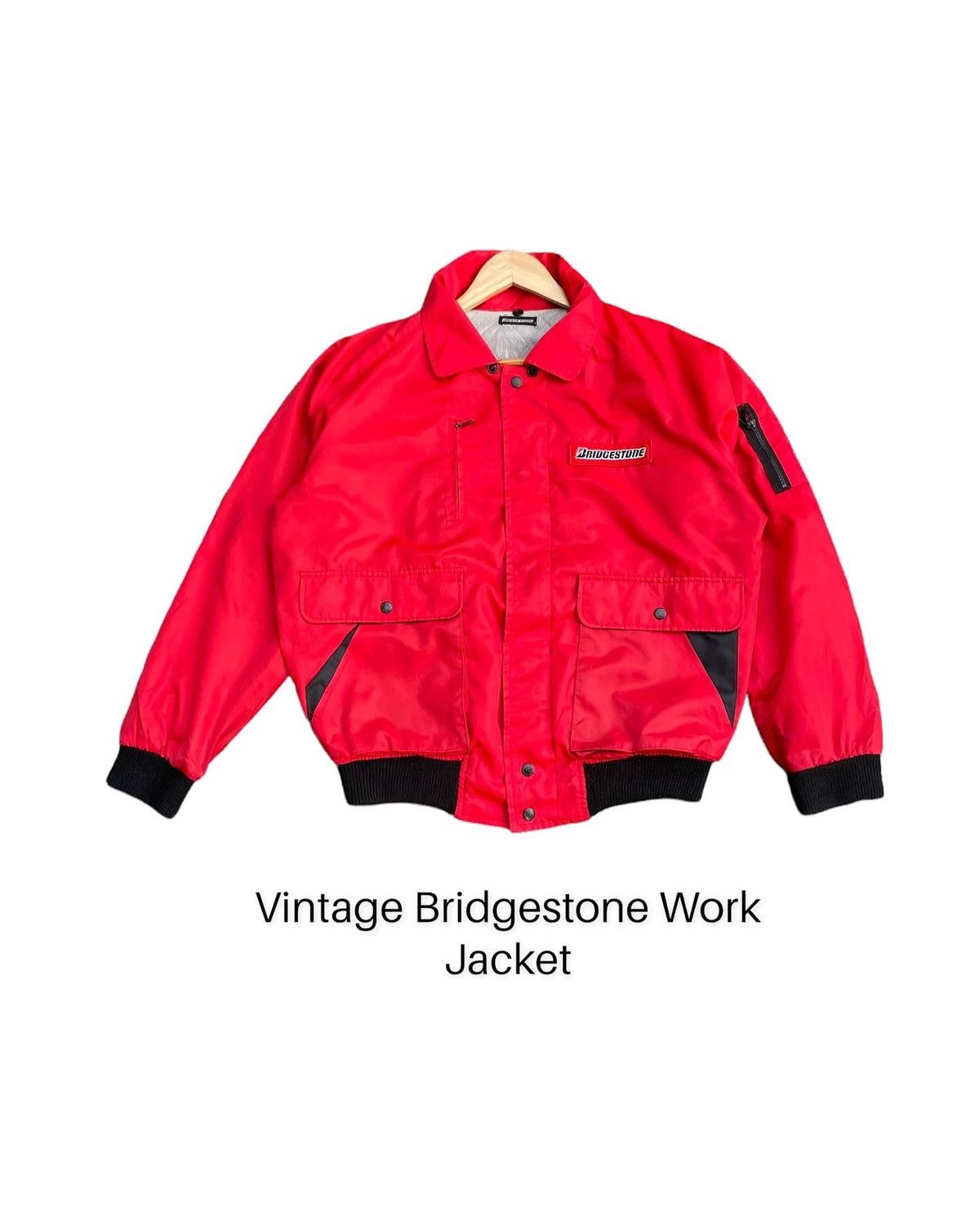 Japanese Brand × Vintage Vintage Bridgestone Work Jacket Size US XL / EU 56 / 4 - 1 Thumbnail