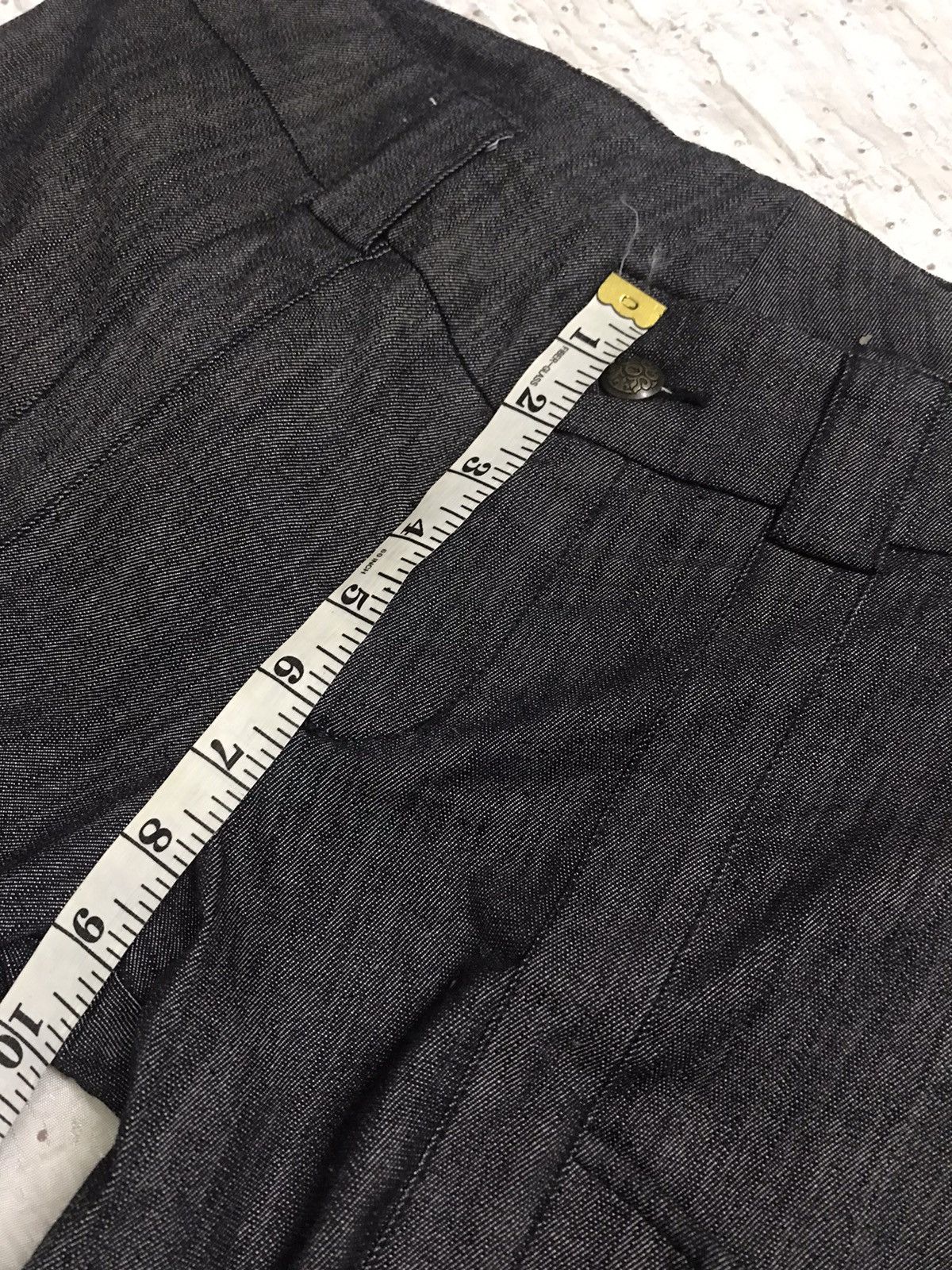 Japanese Brand Thrive Biker Black Biker Pant Style Size US 35 - 8 Thumbnail