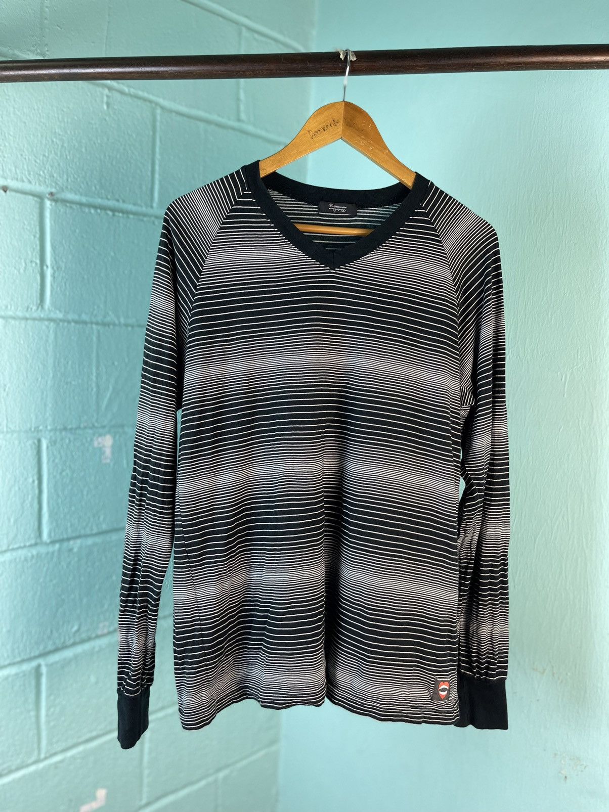 2016 UNDERCOVER peachbuilder Stripe Long Sleeve
