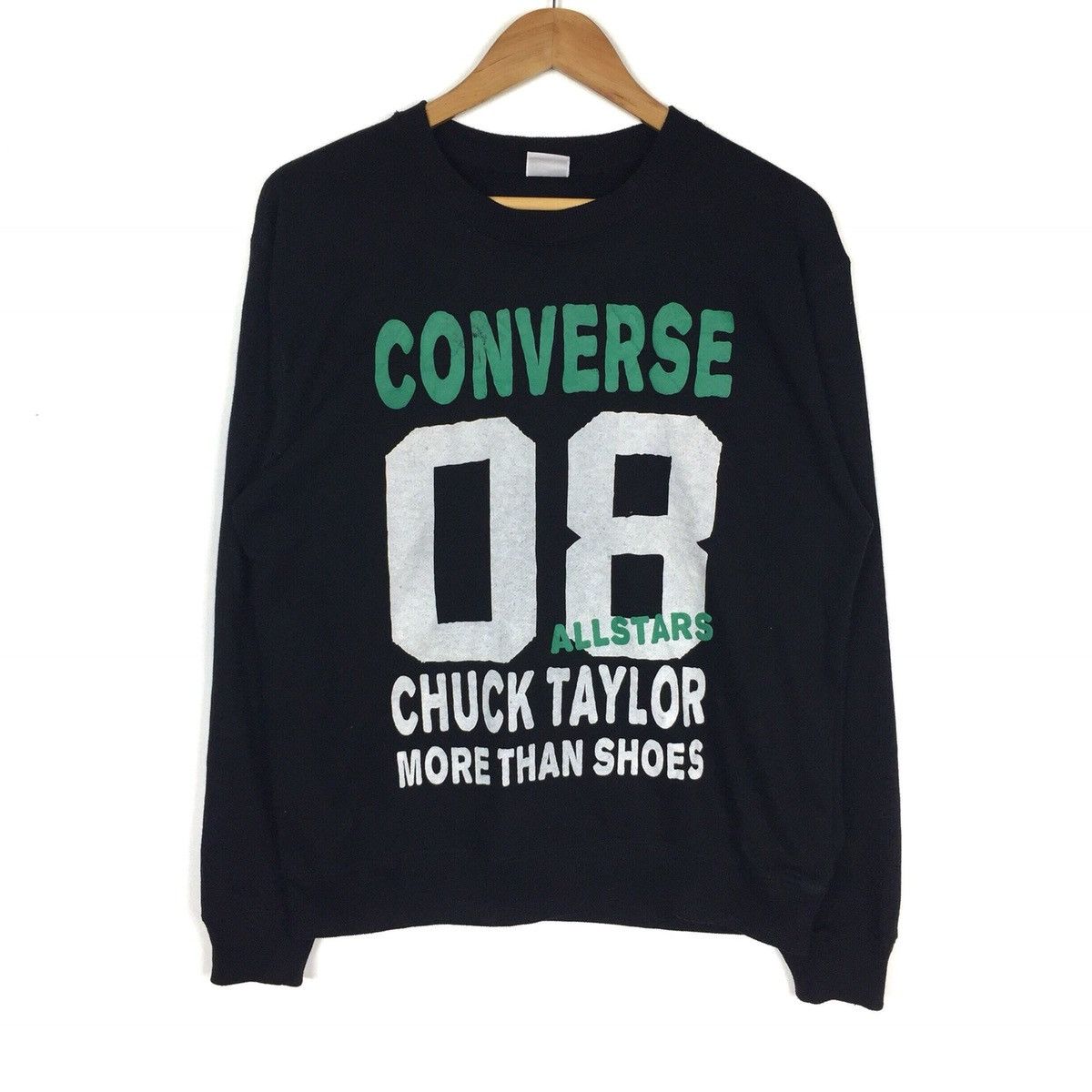 Converse Converse sweatshirt casual Crewneck big logo Size US M / EU 48-50 / 2 - 1 Thumbnail