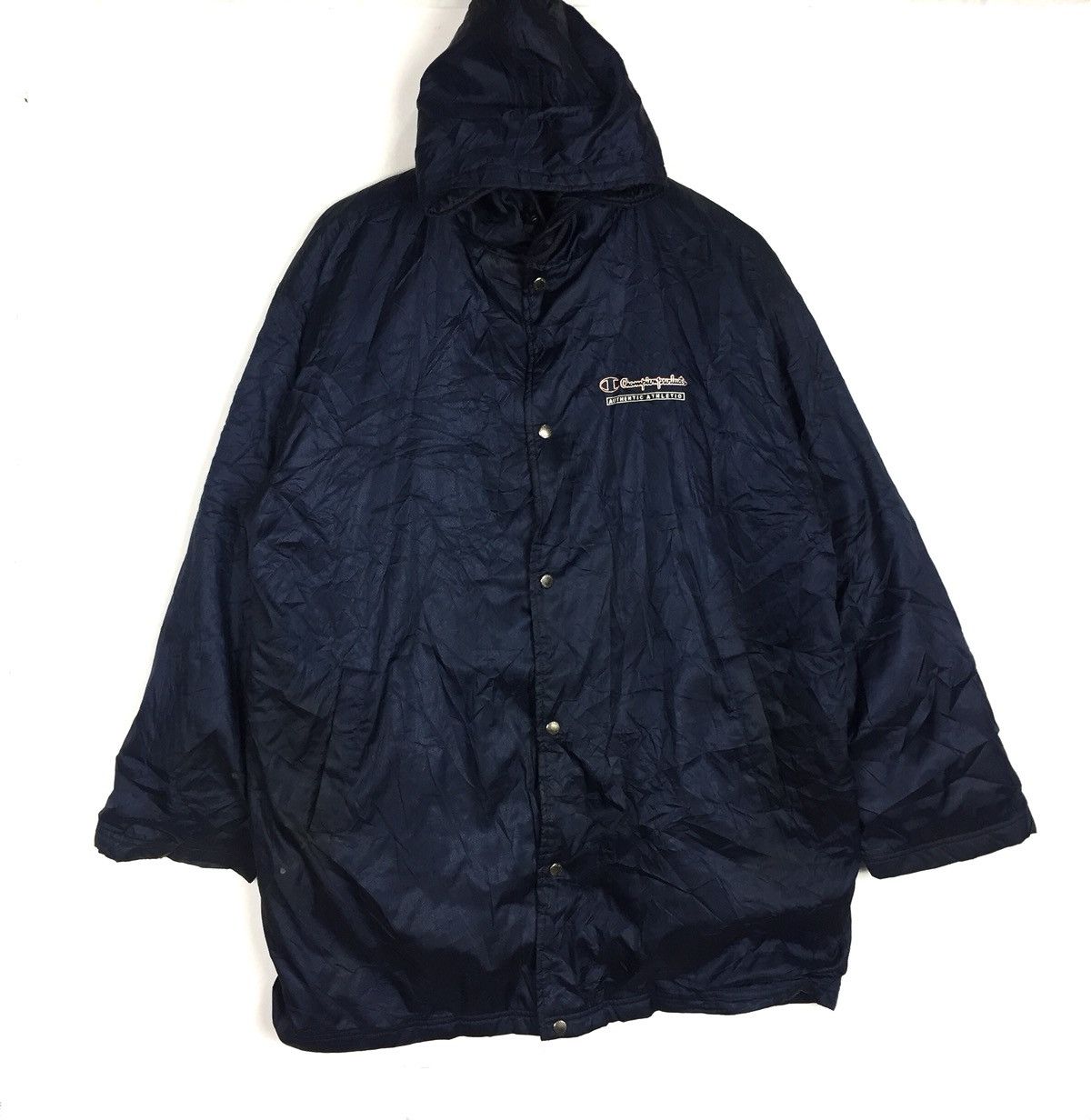 Champion Vintage champion long winter jacket Casual Jumper Pullover Size US L / EU 52-54 / 3 - 2 Thumbnail