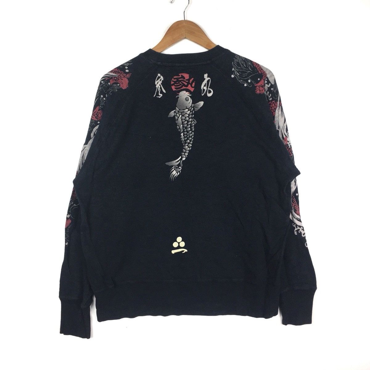 Sukajan Sweatshirt koi fish full print japanese souvenir