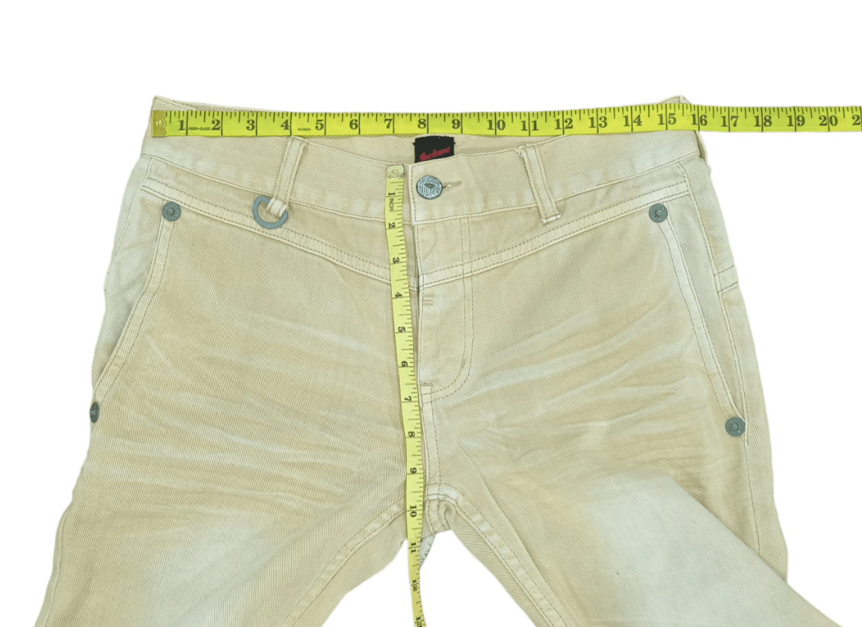 JACKROSE Jack Rose Buckle Back Minimalist Flare Jeans Size US 31 - 21 Thumbnail