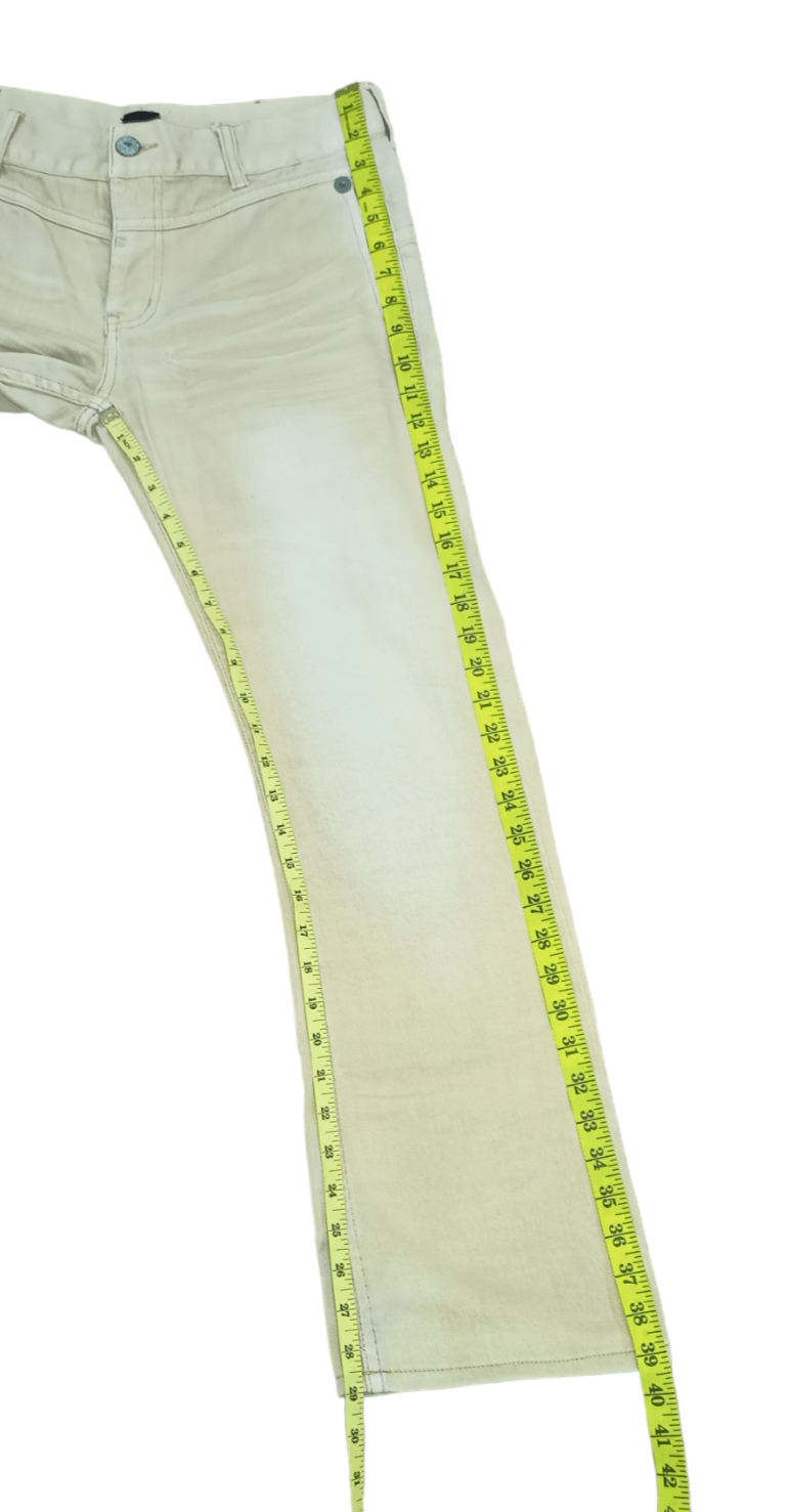 JACKROSE Jack Rose Buckle Back Minimalist Flare Jeans Size US 31 - 22 Thumbnail