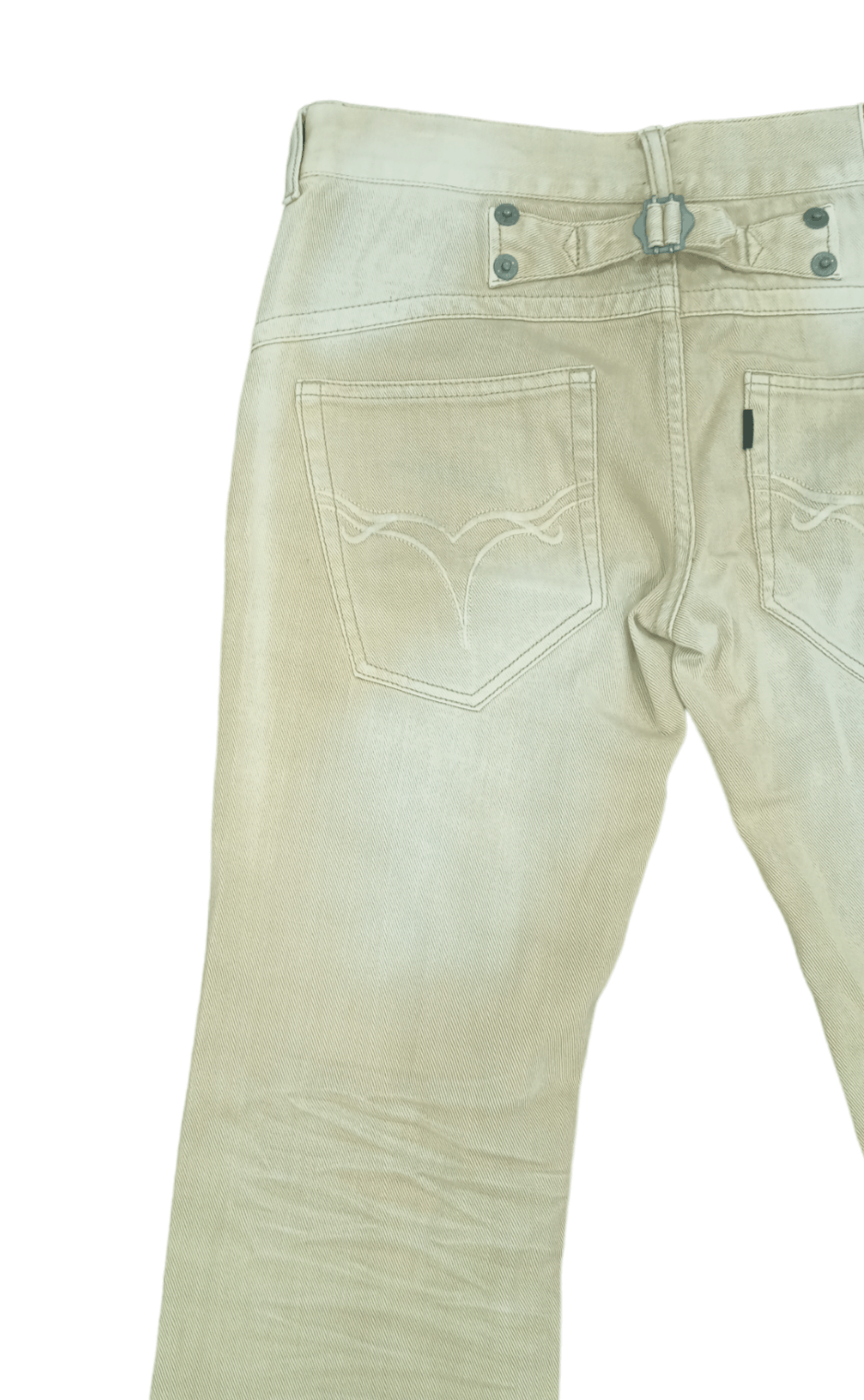 JACKROSE Jack Rose Buckle Back Minimalist Flare Jeans Size US 31 - 5 Thumbnail