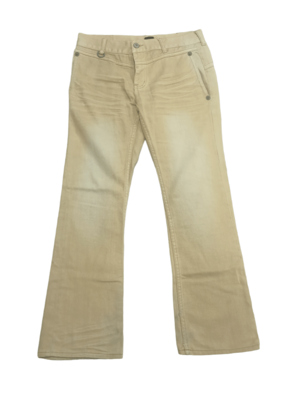 JACKROSE Jack Rose Buckle Back Minimalist Flare Jeans Size US 31 - 2 Thumbnail