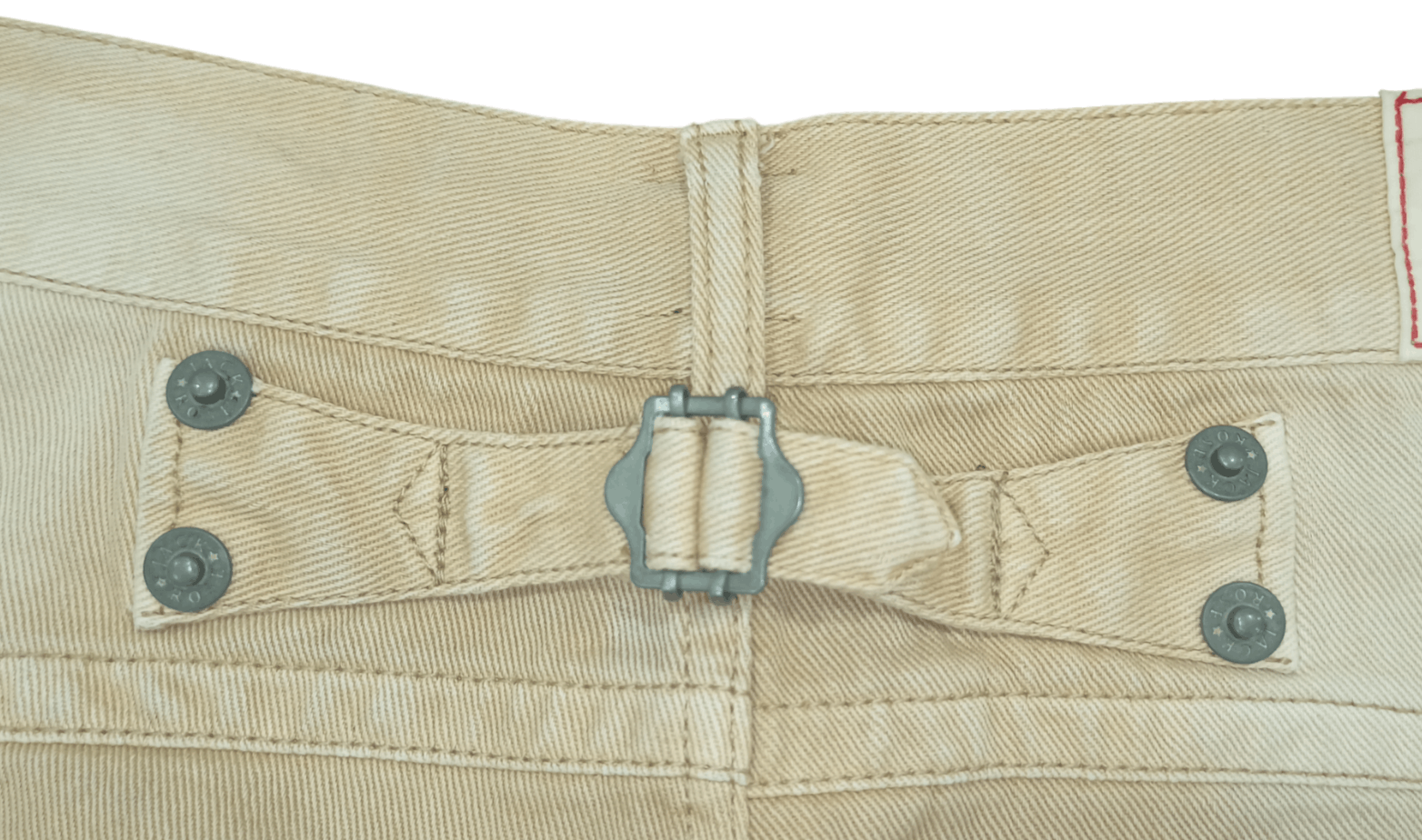 JACKROSE Jack Rose Buckle Back Minimalist Flare Jeans Size US 31 - 9 Thumbnail
