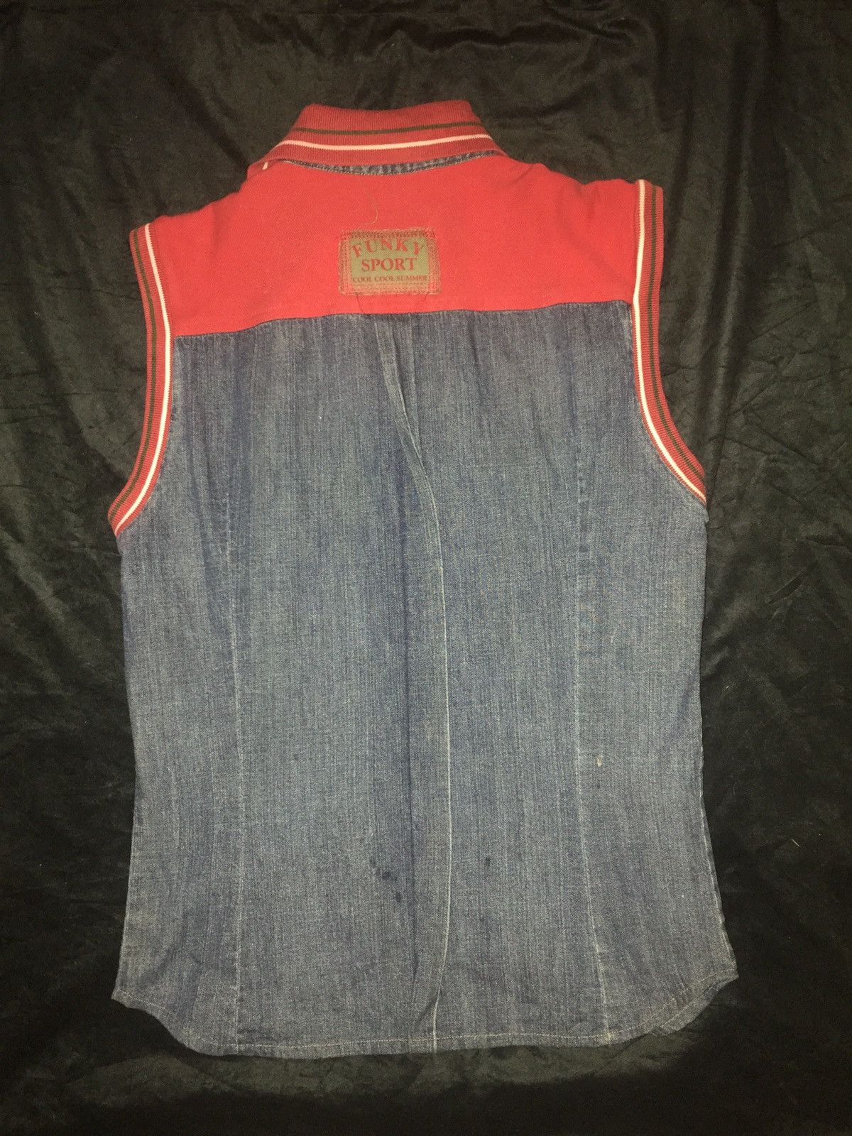 Designer × Dolce & Gabbana D&G Sleeveless Collared Button Up Shirt Nice Design Size US XS / EU 42 / 0 - 2 Thumbnail