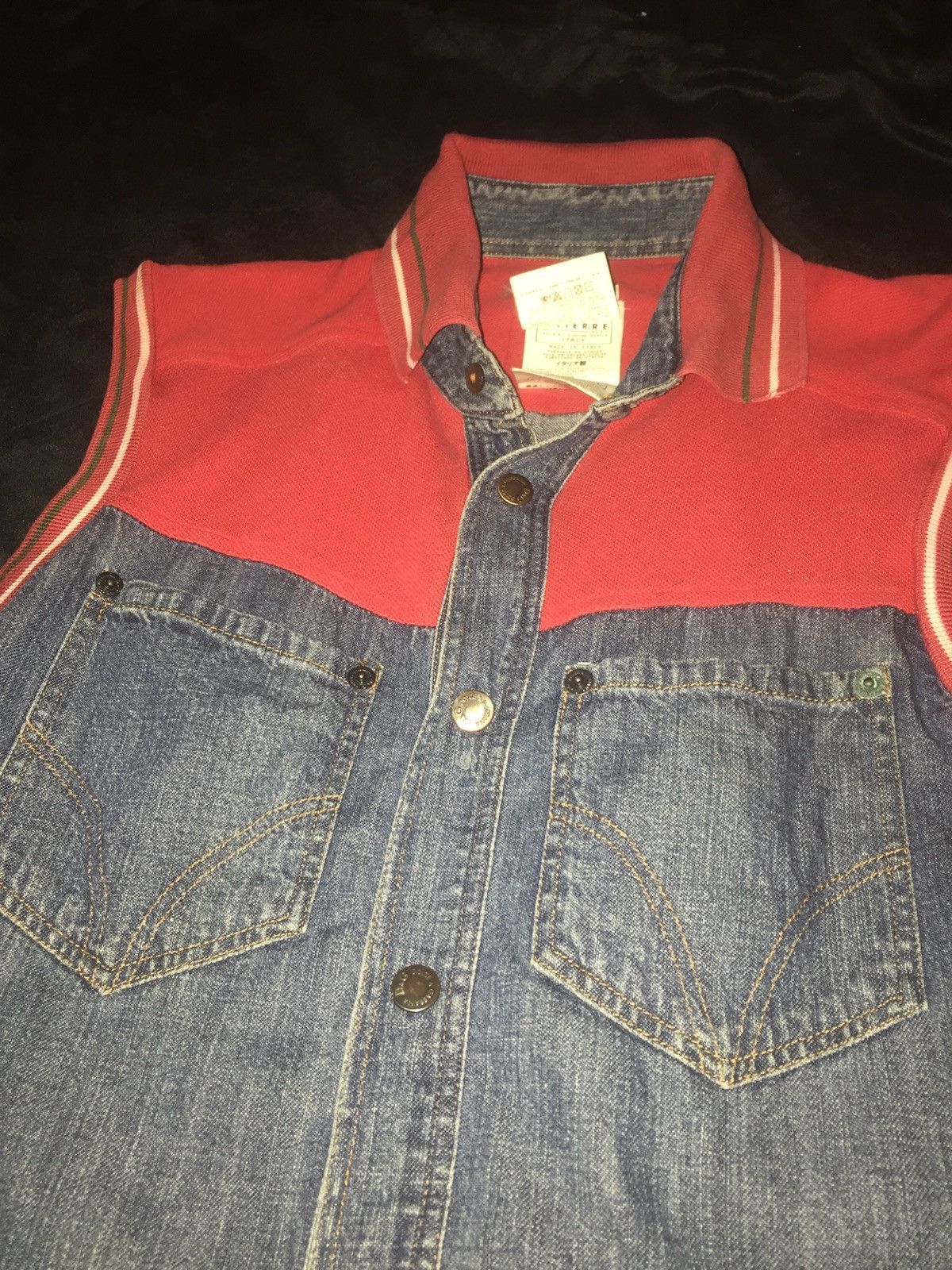 Designer × Dolce & Gabbana D&G Sleeveless Collared Button Up Shirt Nice Design Size US XS / EU 42 / 0 - 4 Thumbnail