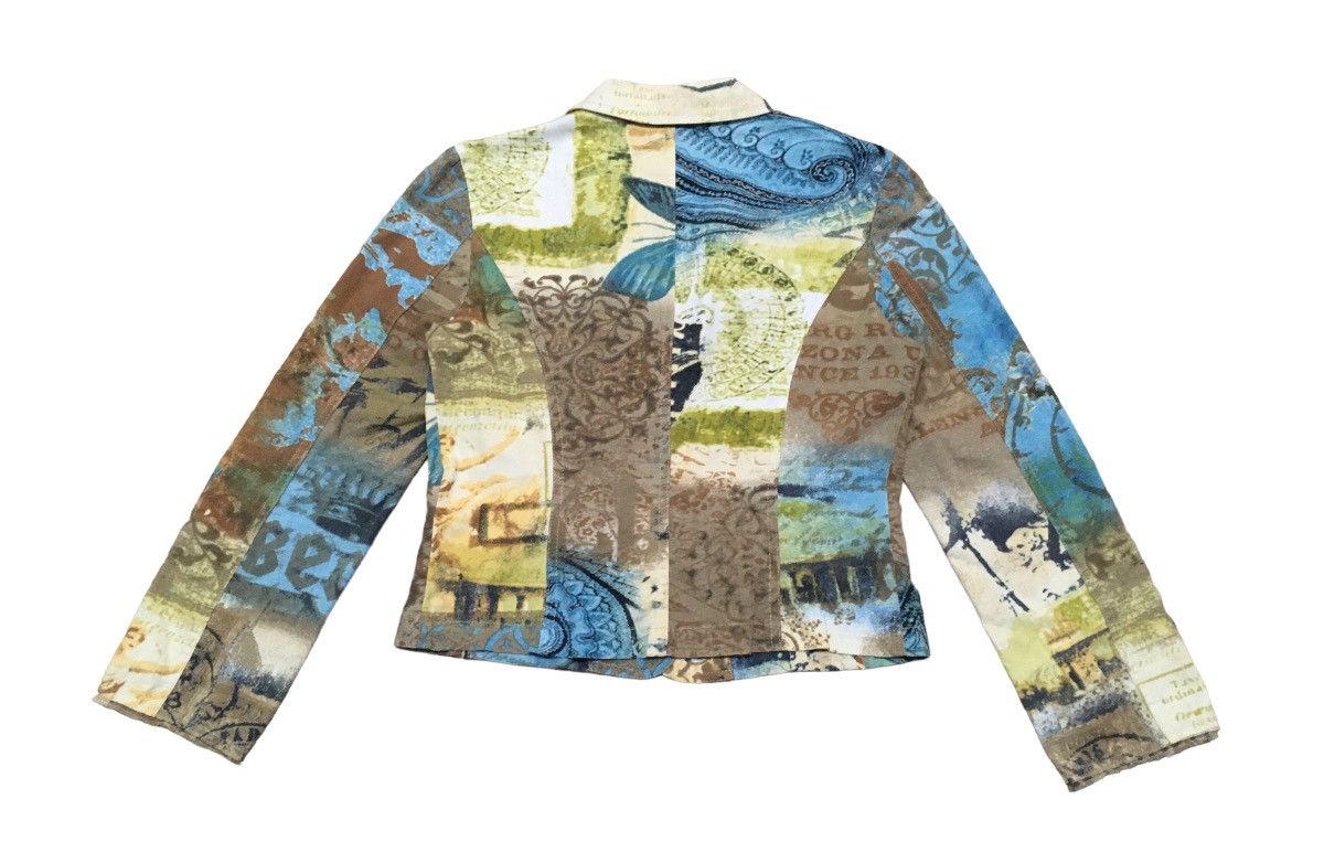 Designer Rare Design Vintage Italian Designer Full Print Jacket 1990s Size US M / EU 48-50 / 2 - 3 Thumbnail