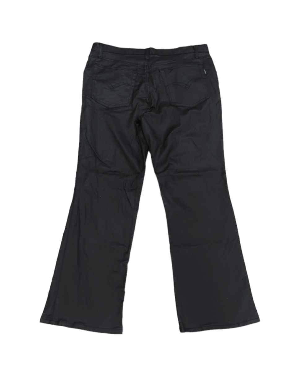 Japan Blue Blue Way Jeans Waxed Coating Minimalist Flare Pants Size US 34 / EU 50 - 2 Thumbnail