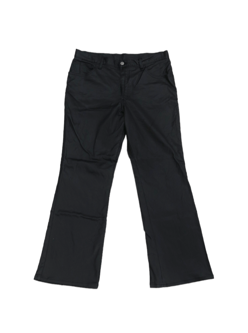 Japan Blue Blue Way Jeans Waxed Coating Minimalist Flare Pants Size US 34 / EU 50 - 1 Thumbnail